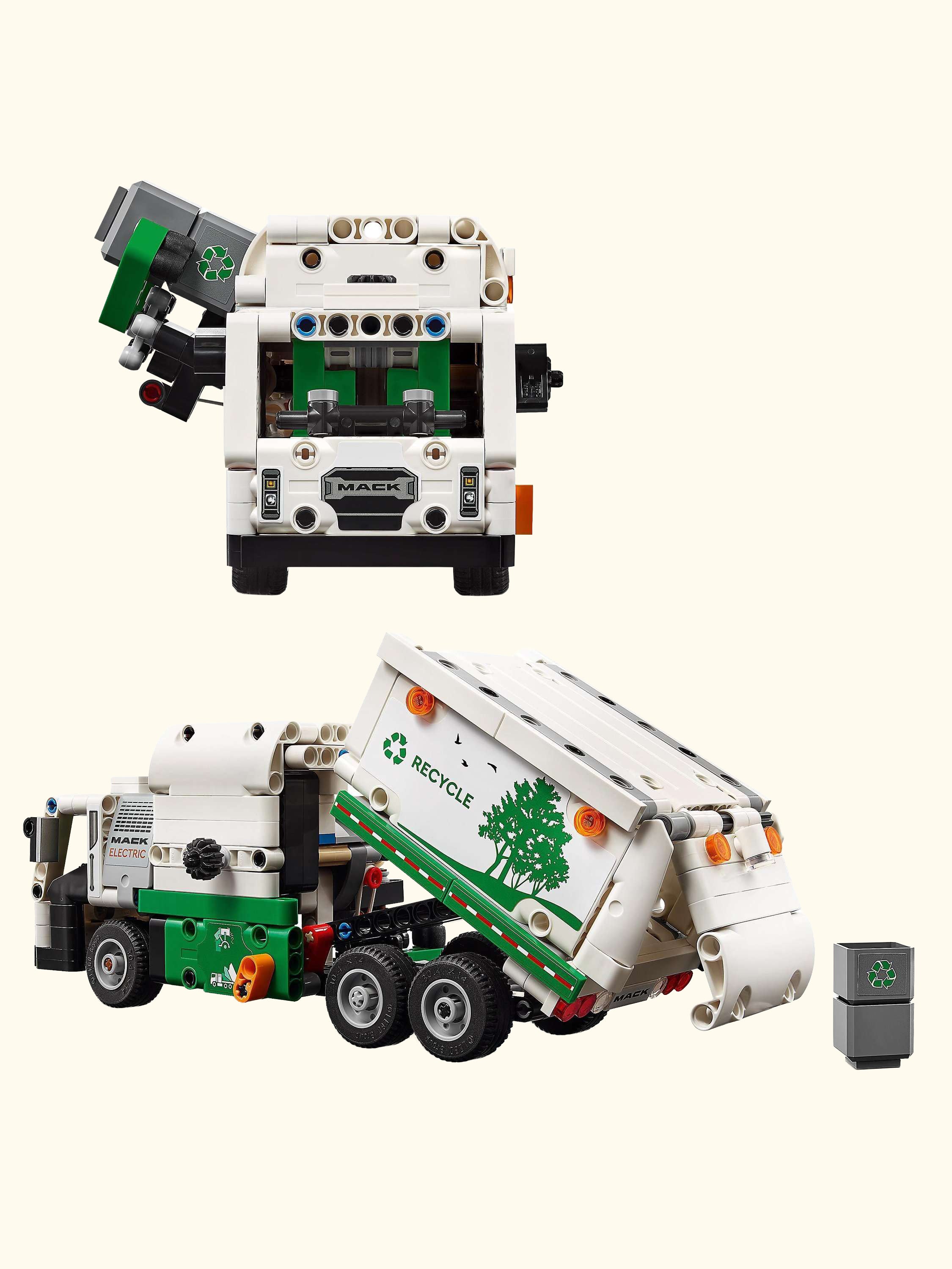 Technic Mack LR Electric Garbage Truck Toy 42167