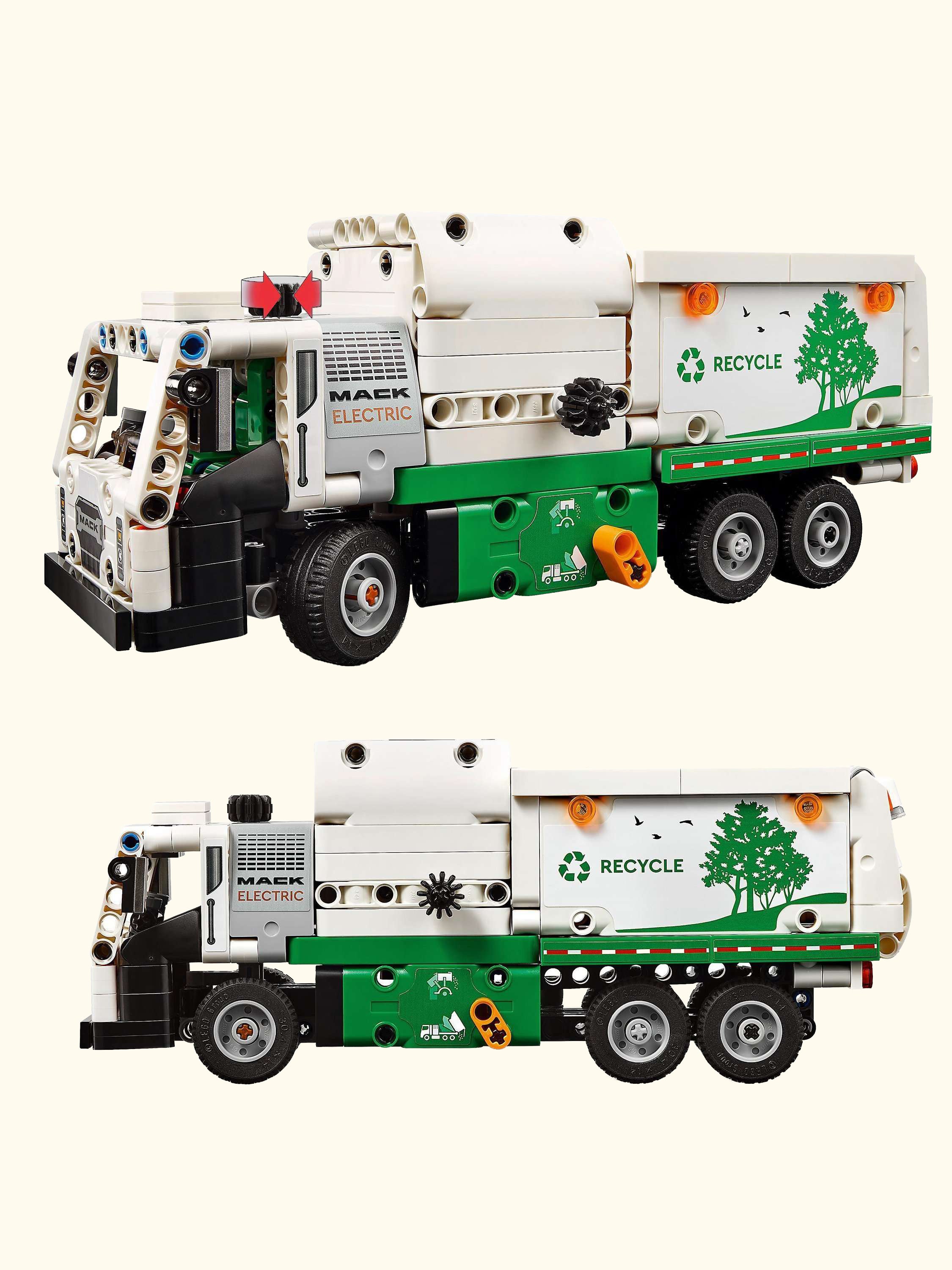 Technic Mack LR Electric Garbage Truck Toy 42167