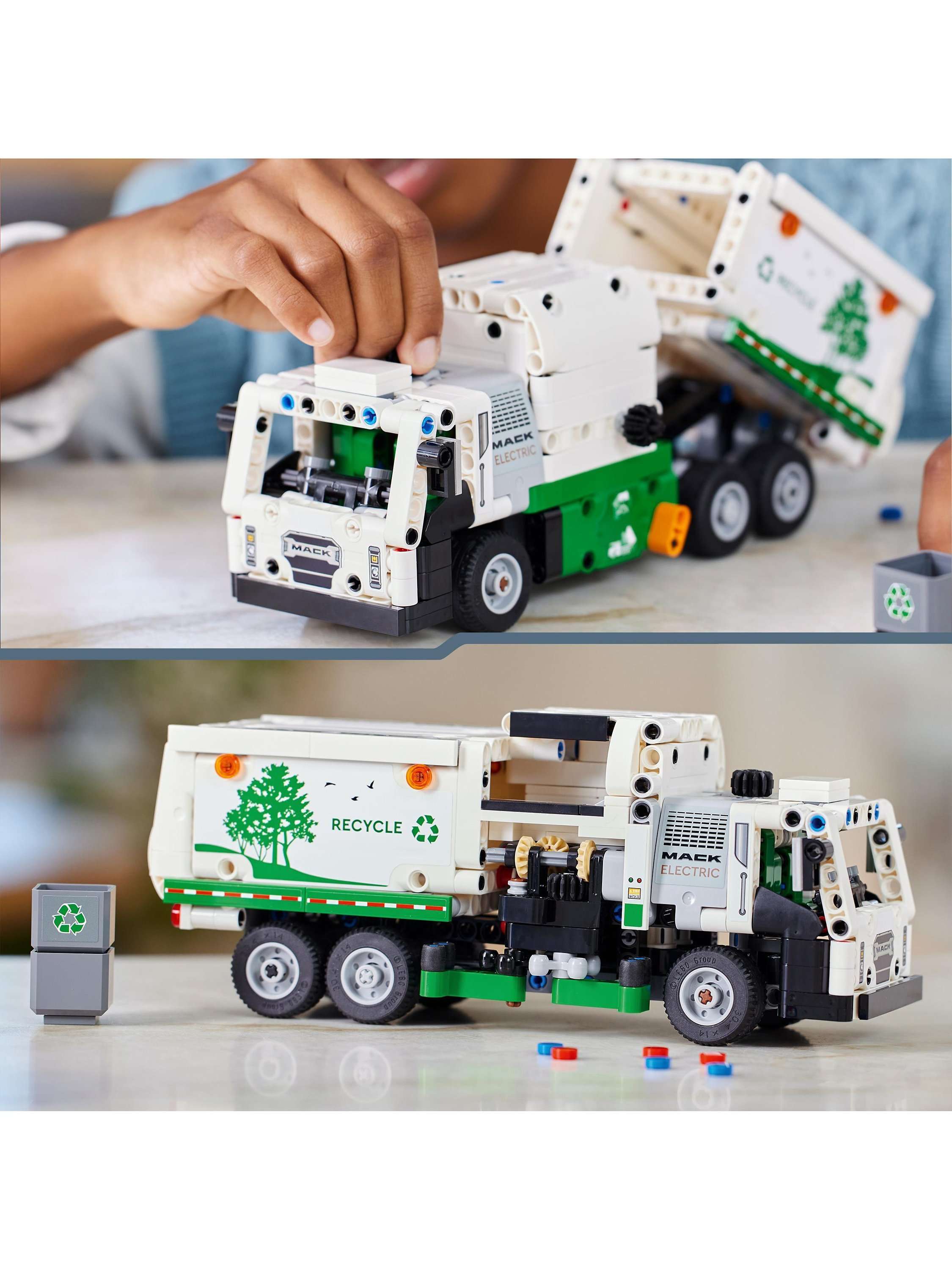 Technic Mack LR Electric Garbage Truck Toy 42167