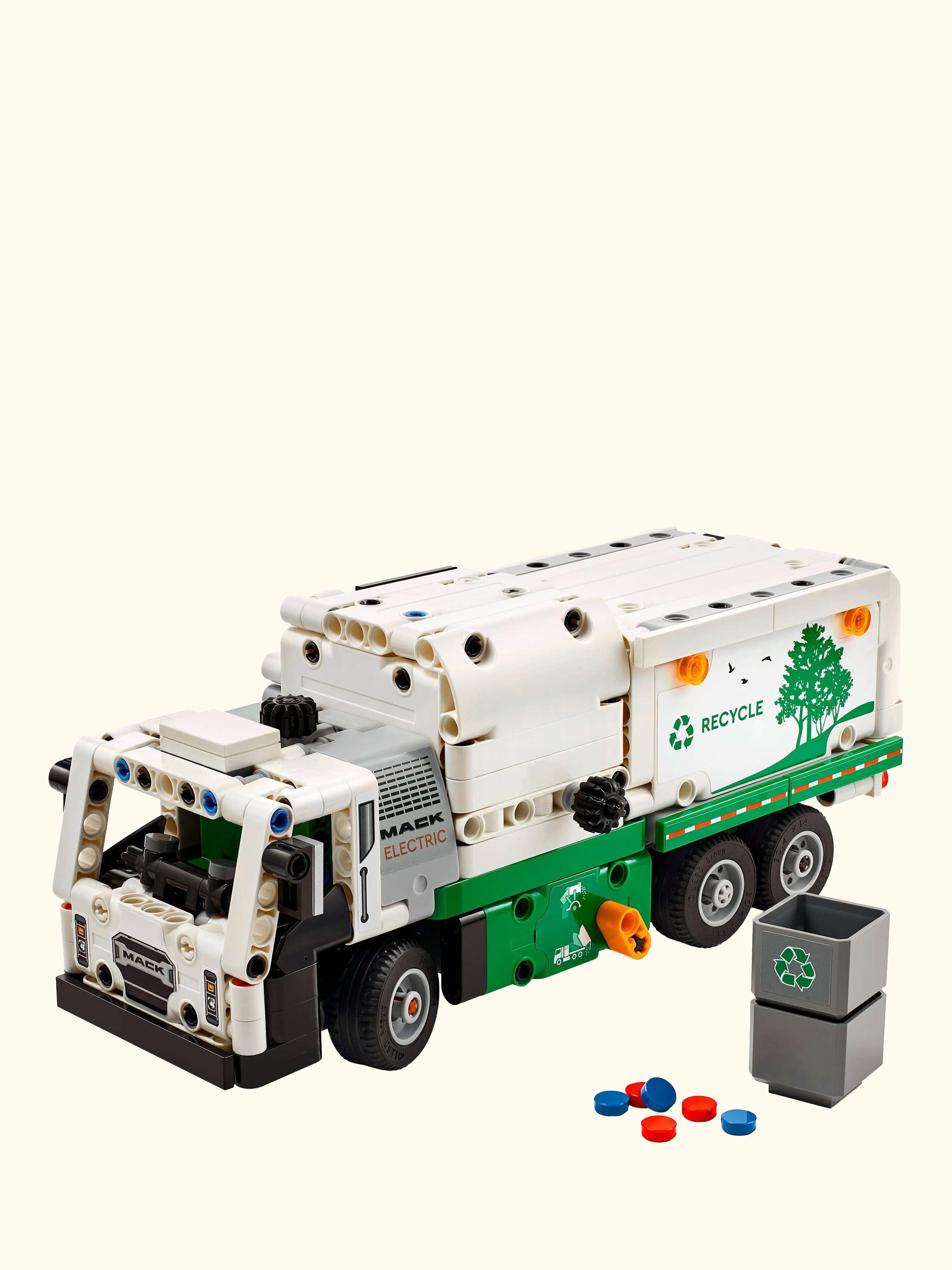 Technic Mack LR Electric Garbage Truck Toy 42167