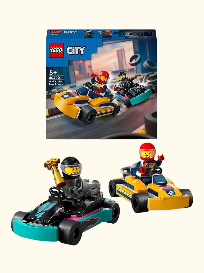 City Go-Karts and Race Drivers Vehicle Toys Set 60400