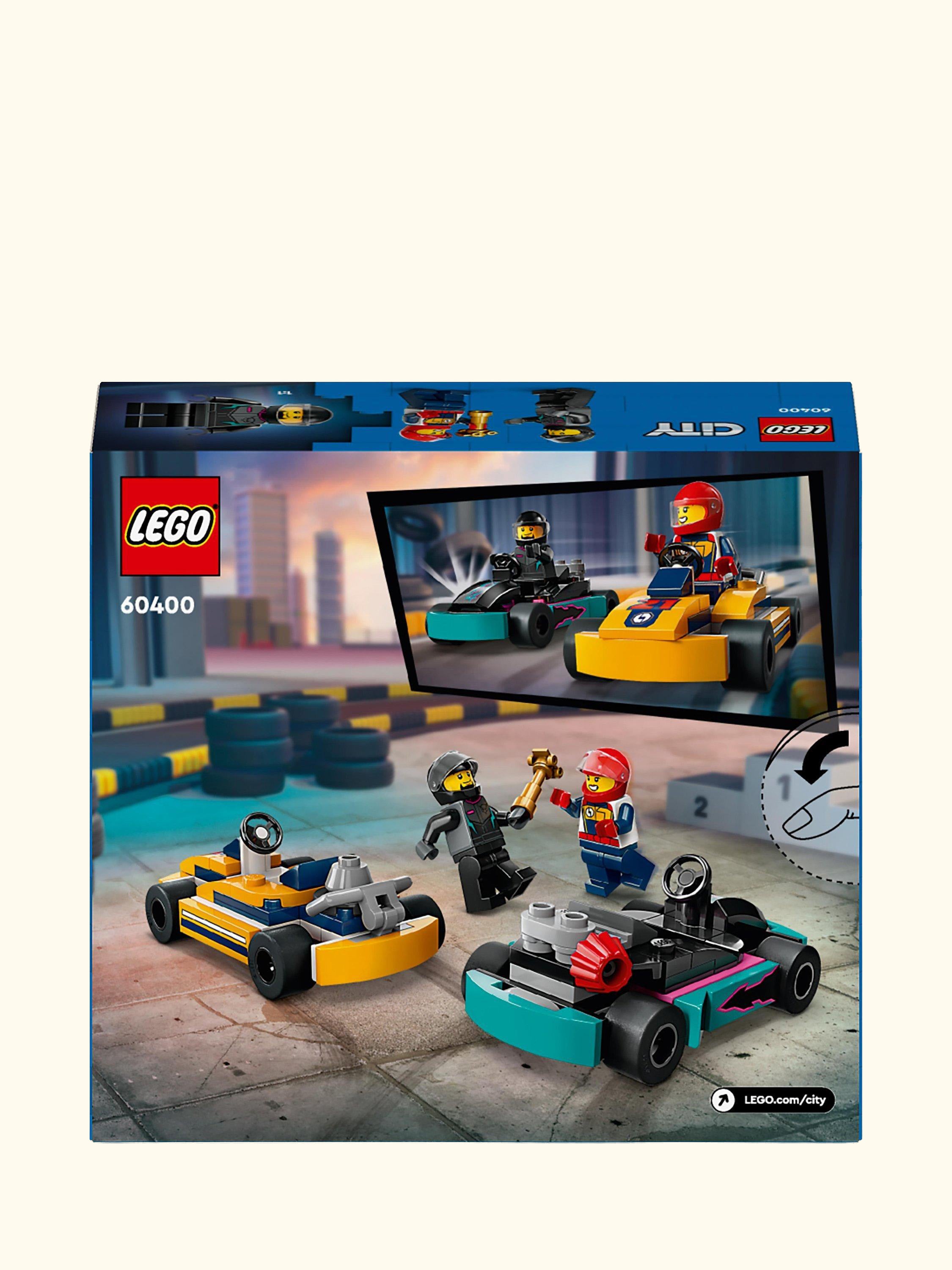 City Go-Karts and Race Drivers Vehicle Toys Set 60400