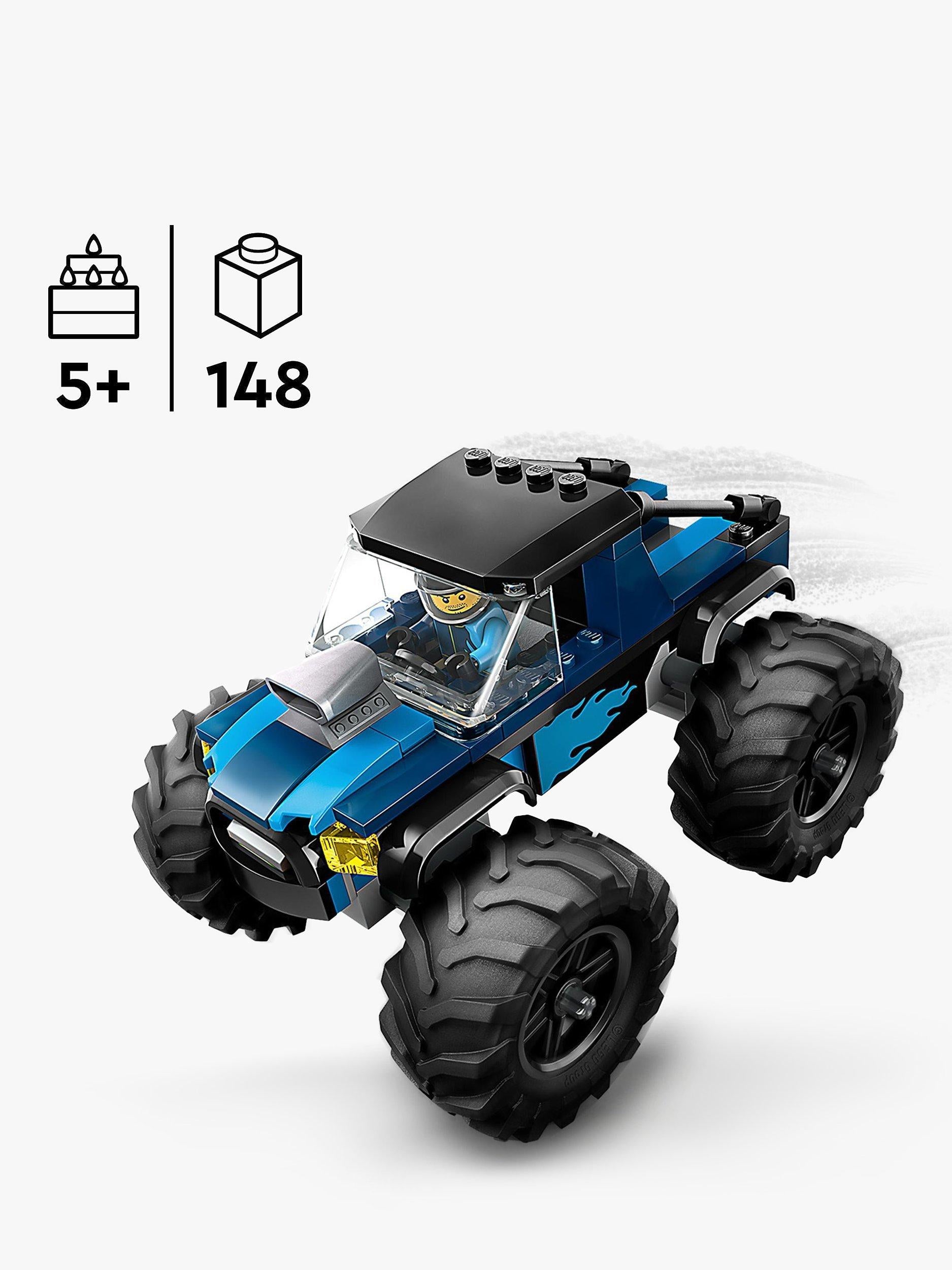 City Blue Monster Truck Toy Vehicle Playset 60402