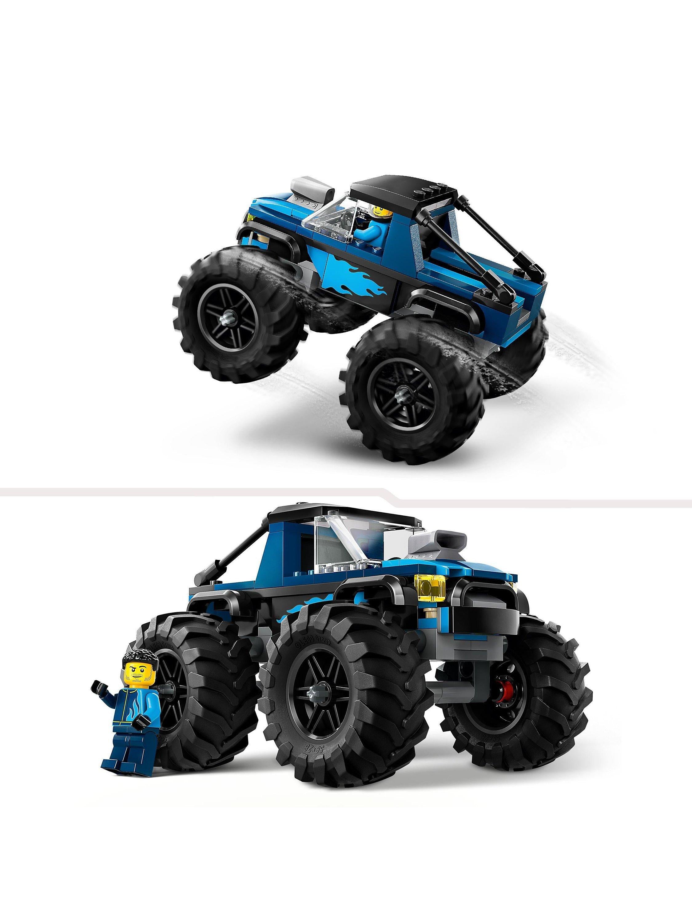 City Blue Monster Truck Toy Vehicle Playset 60402