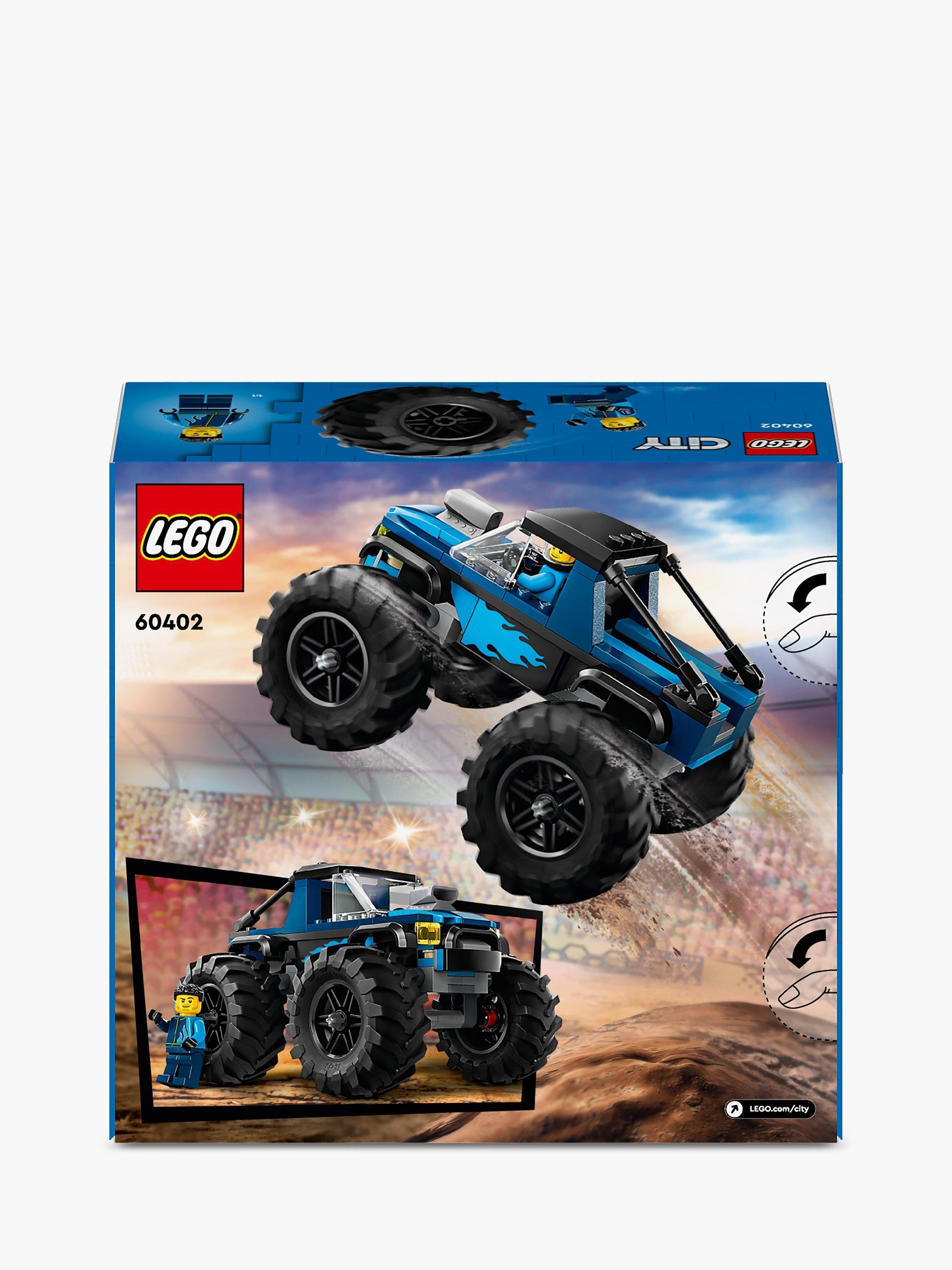 City Blue Monster Truck Toy Vehicle Playset 60402