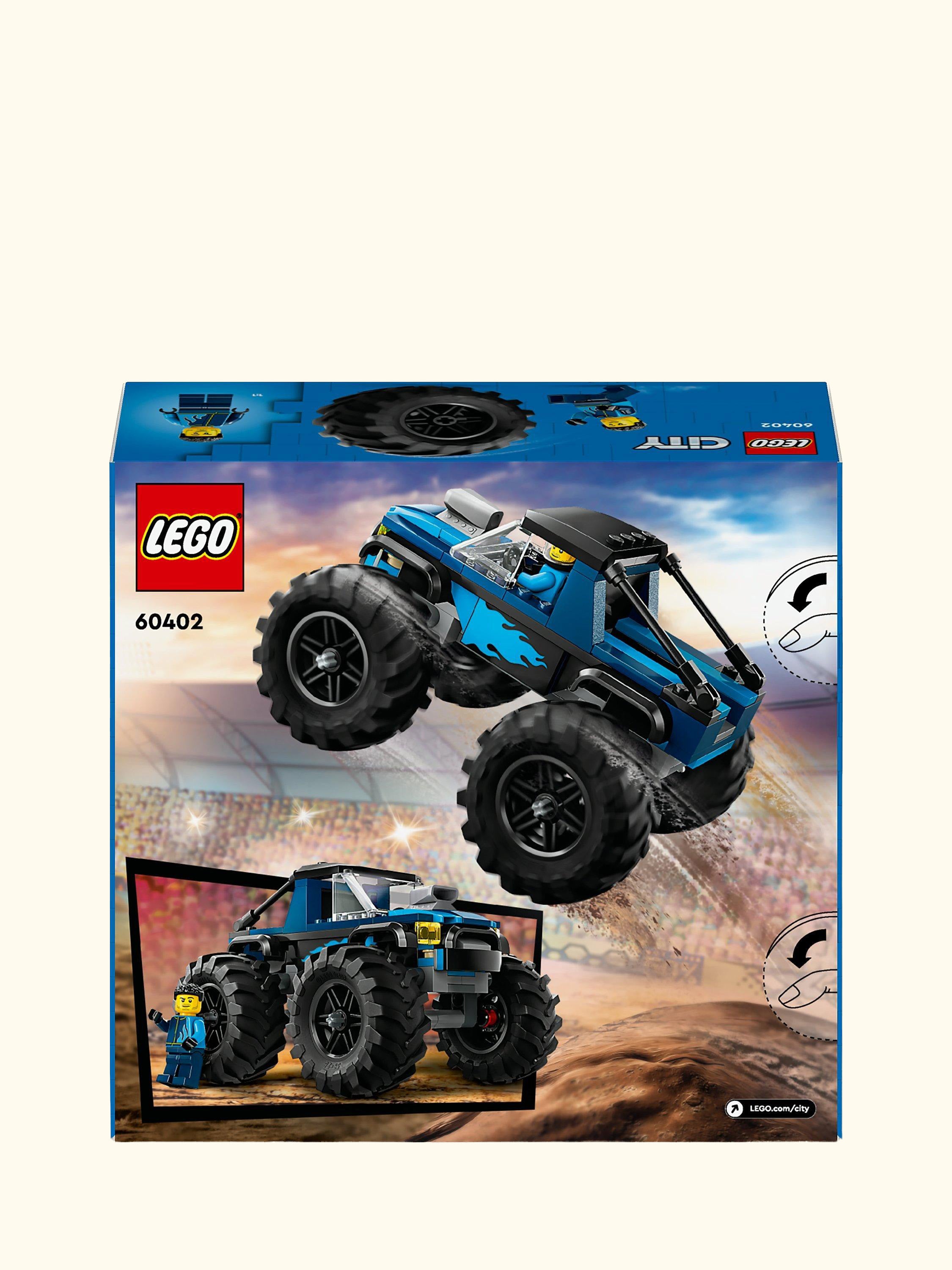City Blue Monster Truck Toy Vehicle Playset 60402