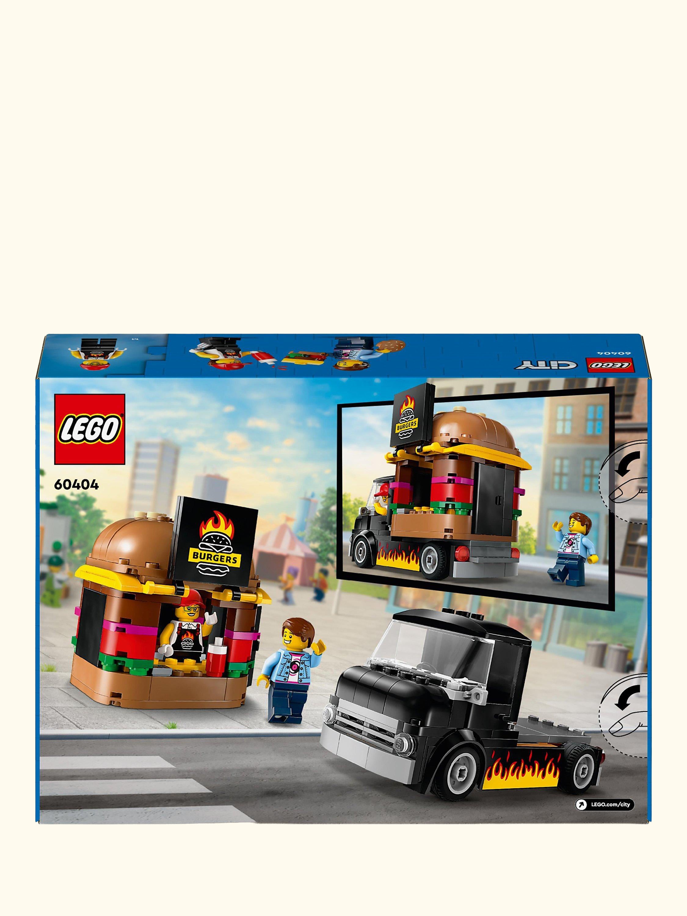 City Burger Van Food Truck Vehicle Toy Set 60404