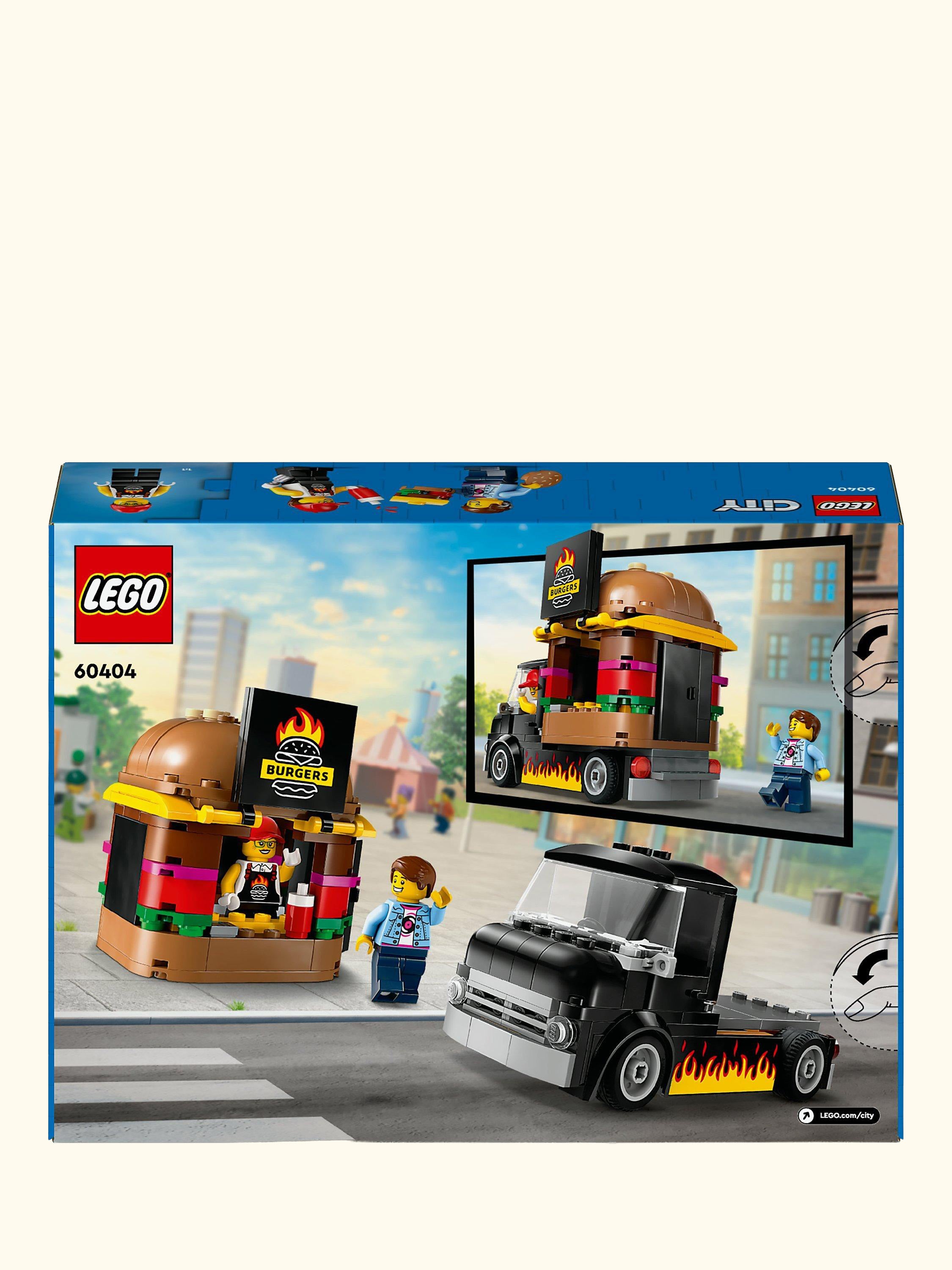 City Burger Van Food Truck Vehicle Toy Set 60404