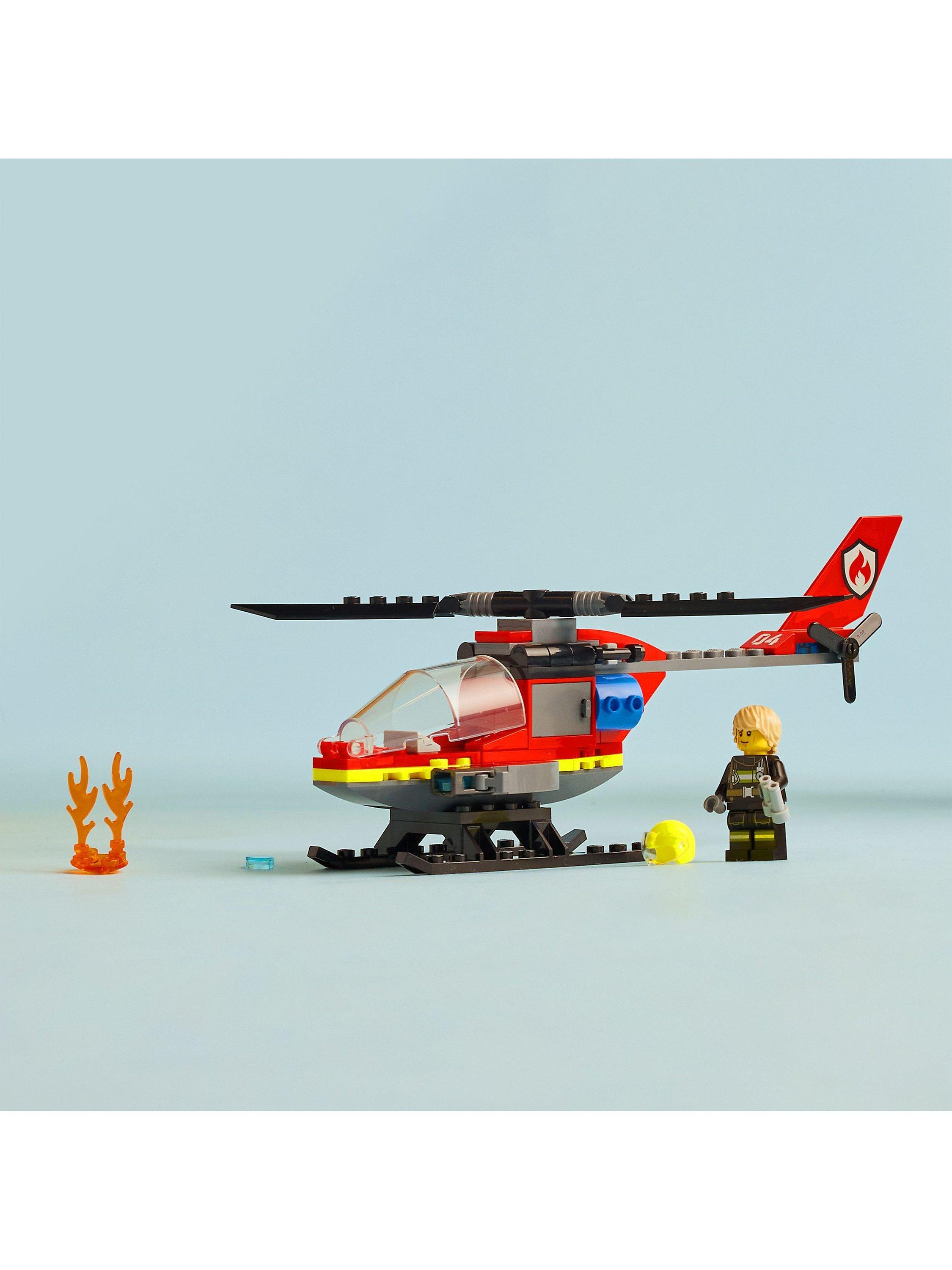 City Fire Rescue Helicopter Toy Vehicle Set 60411