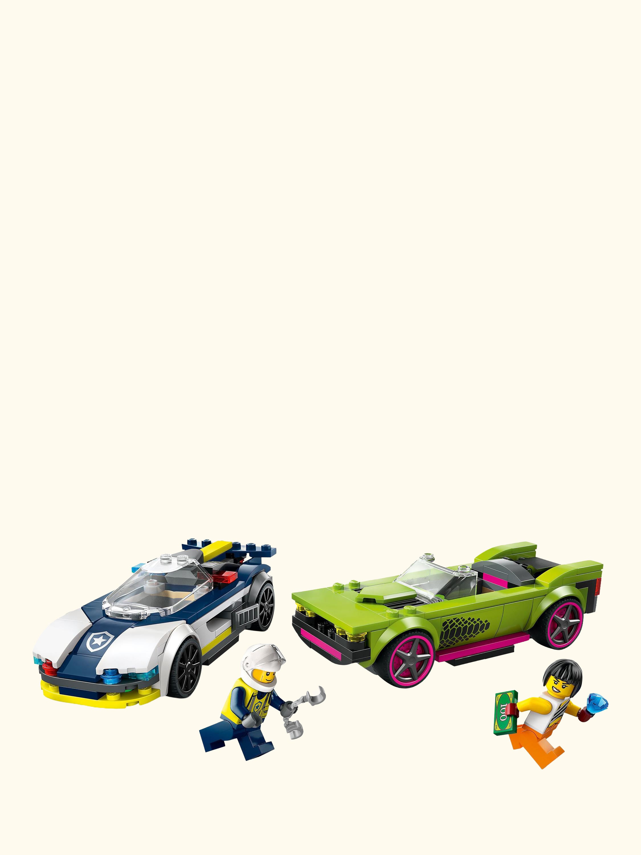 City 60415 Police Car Muscle Car Chase