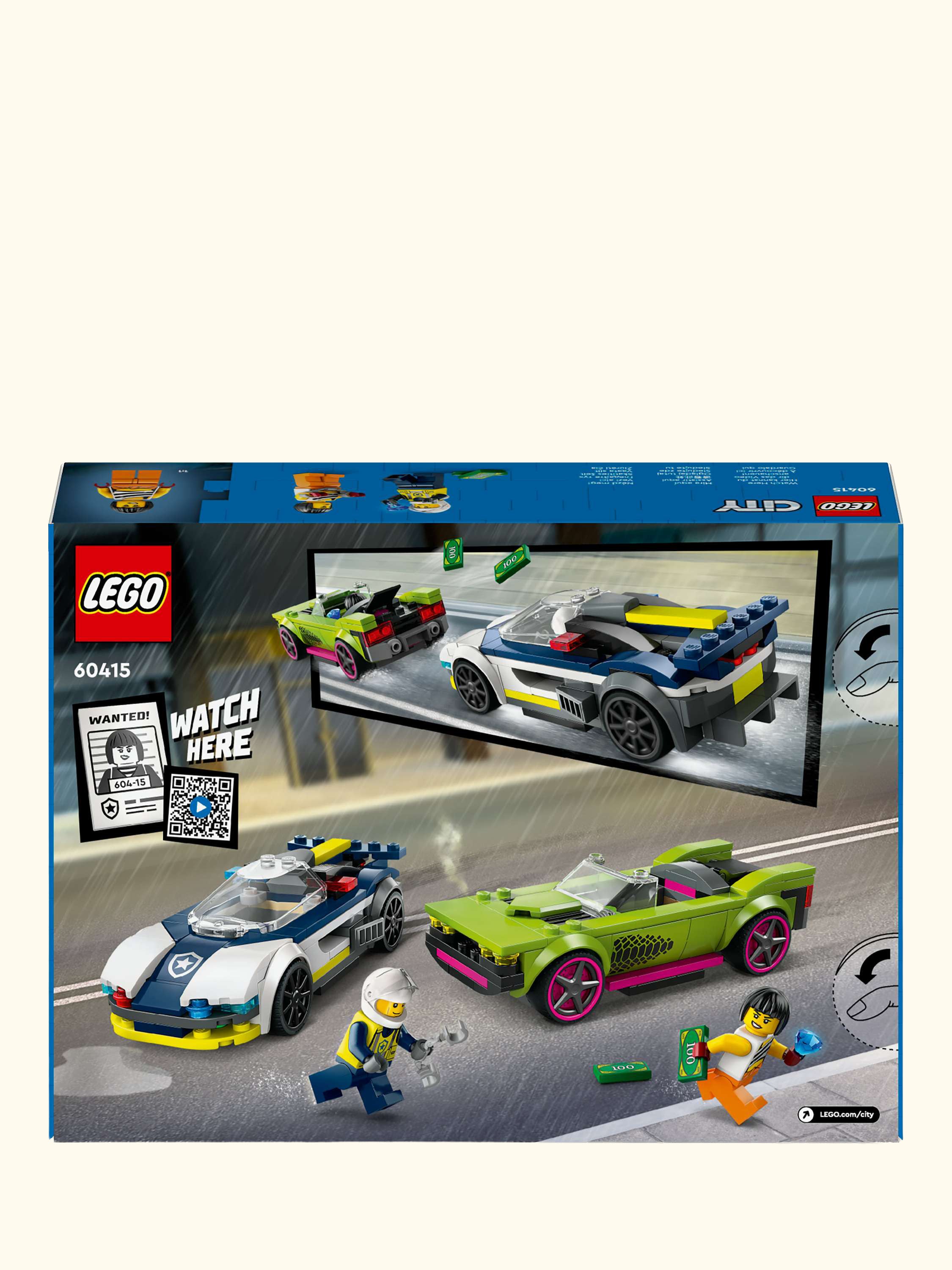 City 60415 Police Car Muscle Car Chase
