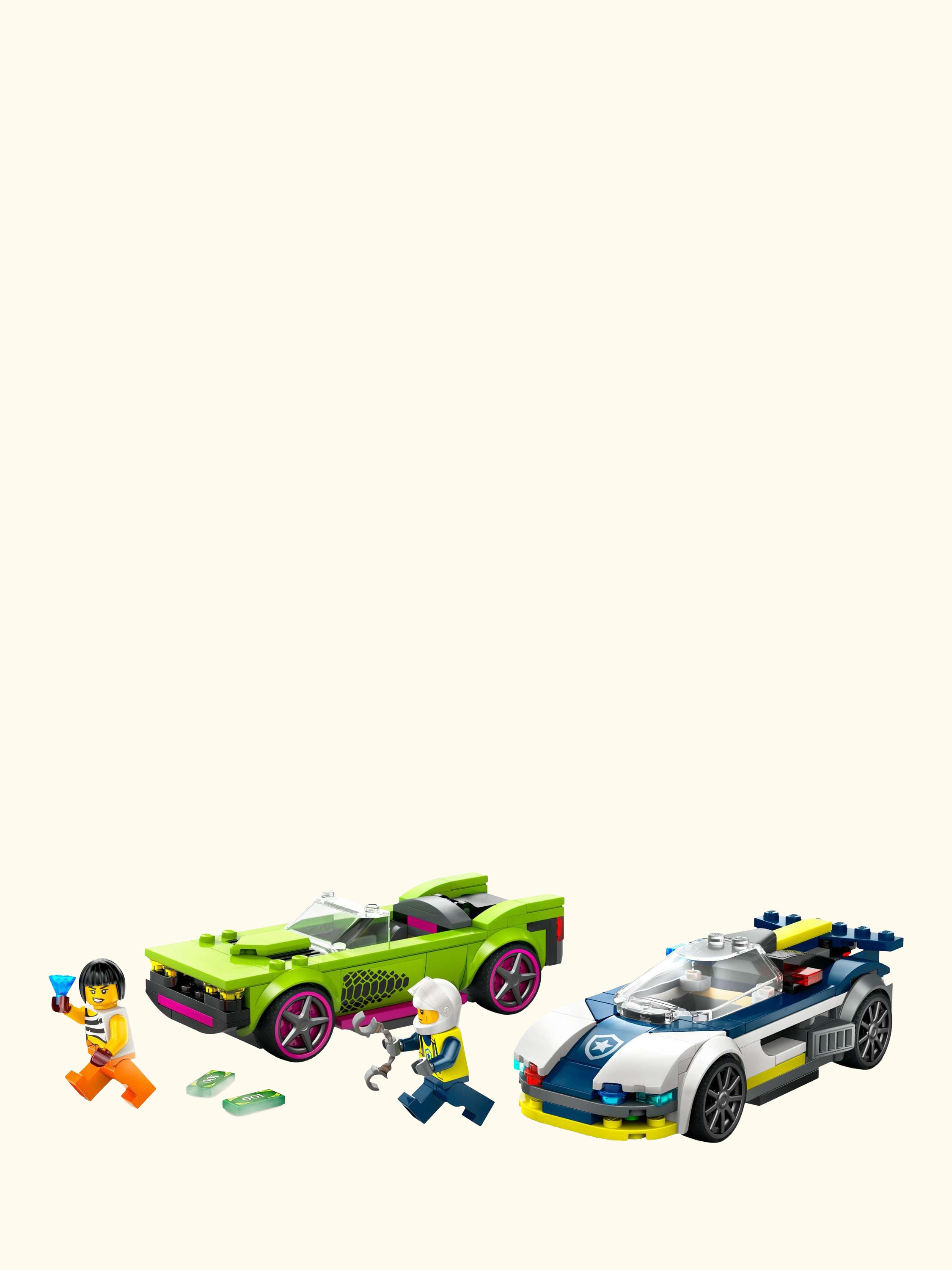 City 60415 Police Car Muscle Car Chase