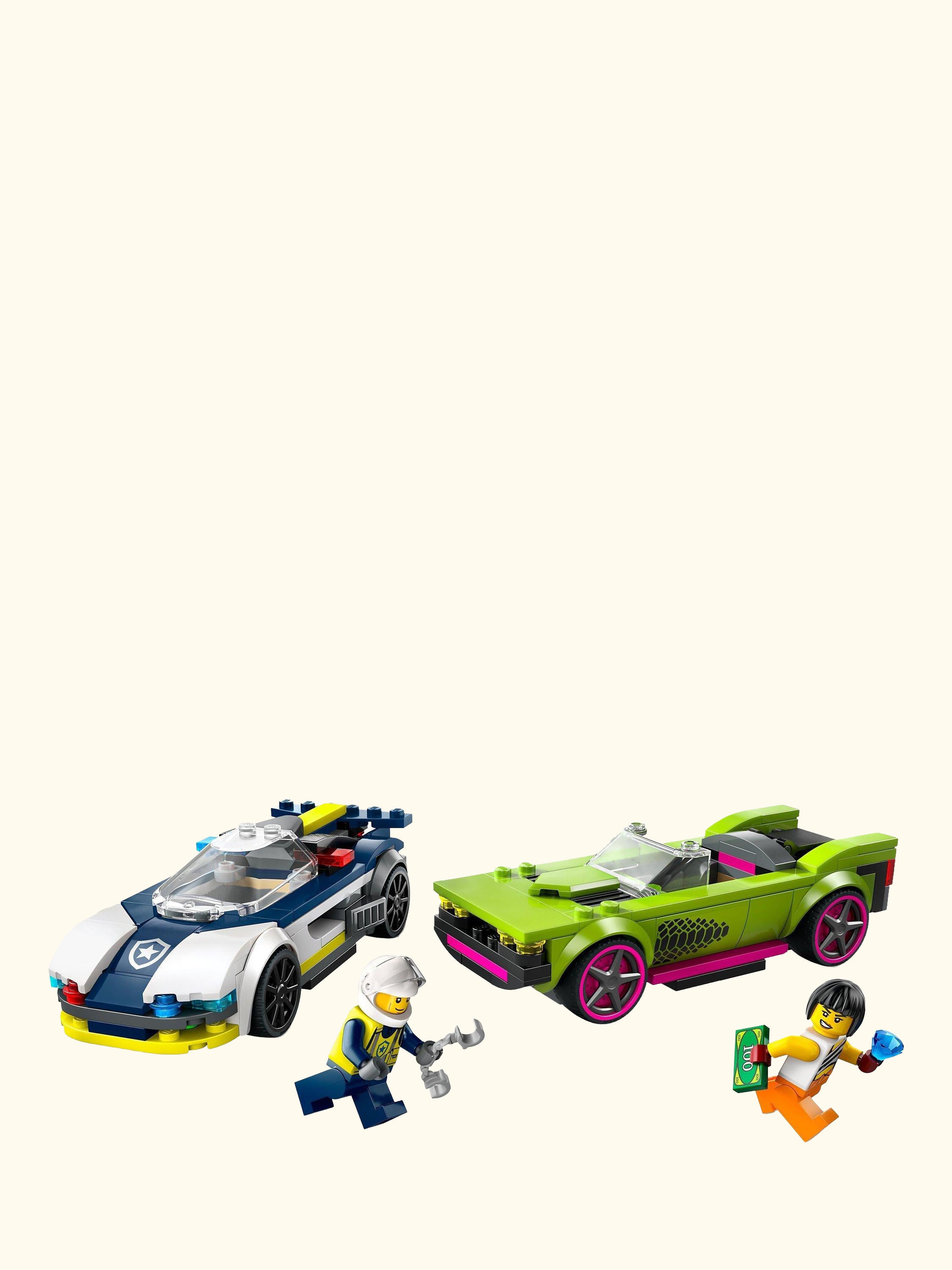 City 60415 Police Car Muscle Car Chase