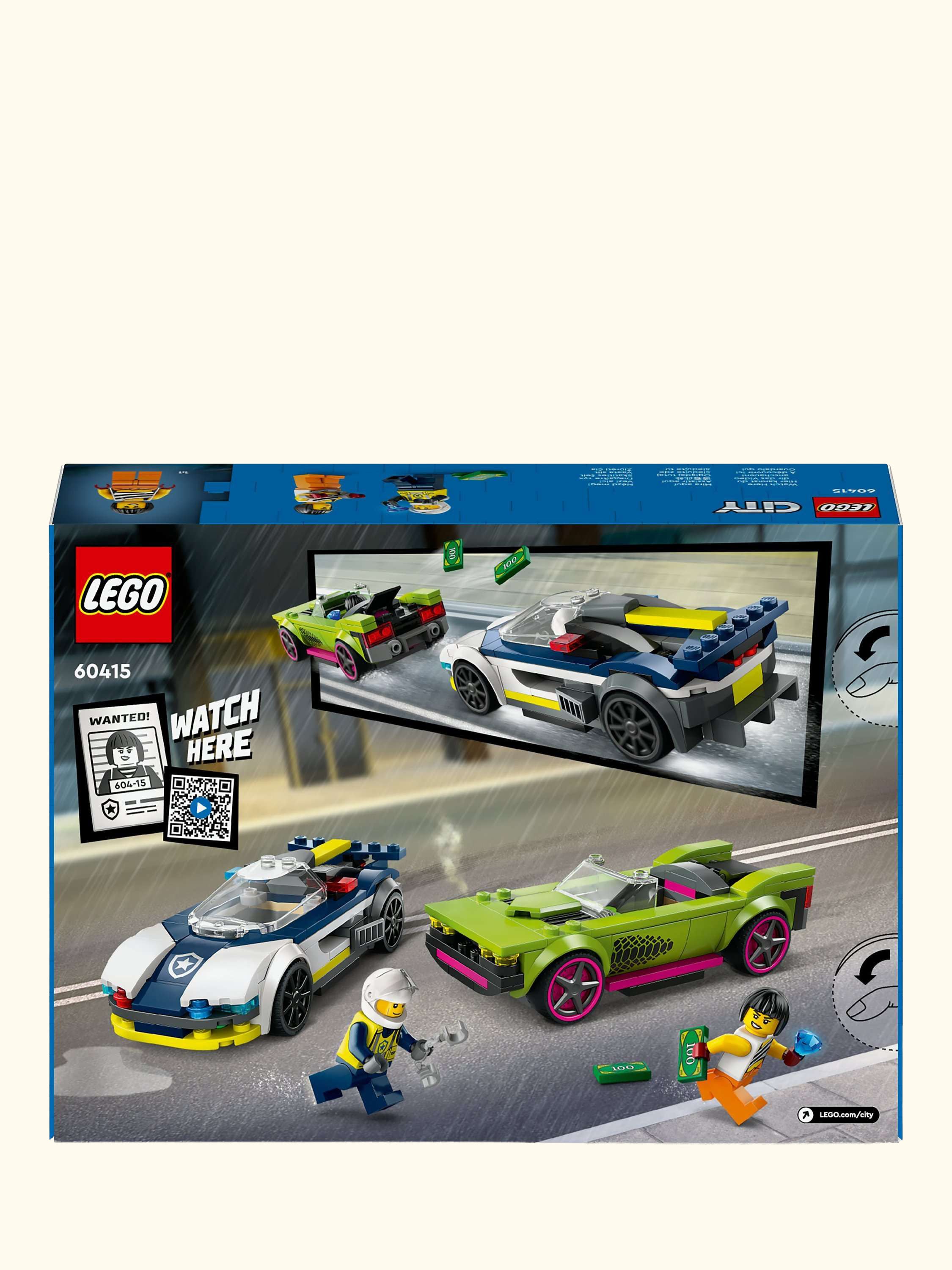 City 60415 Police Car Muscle Car Chase