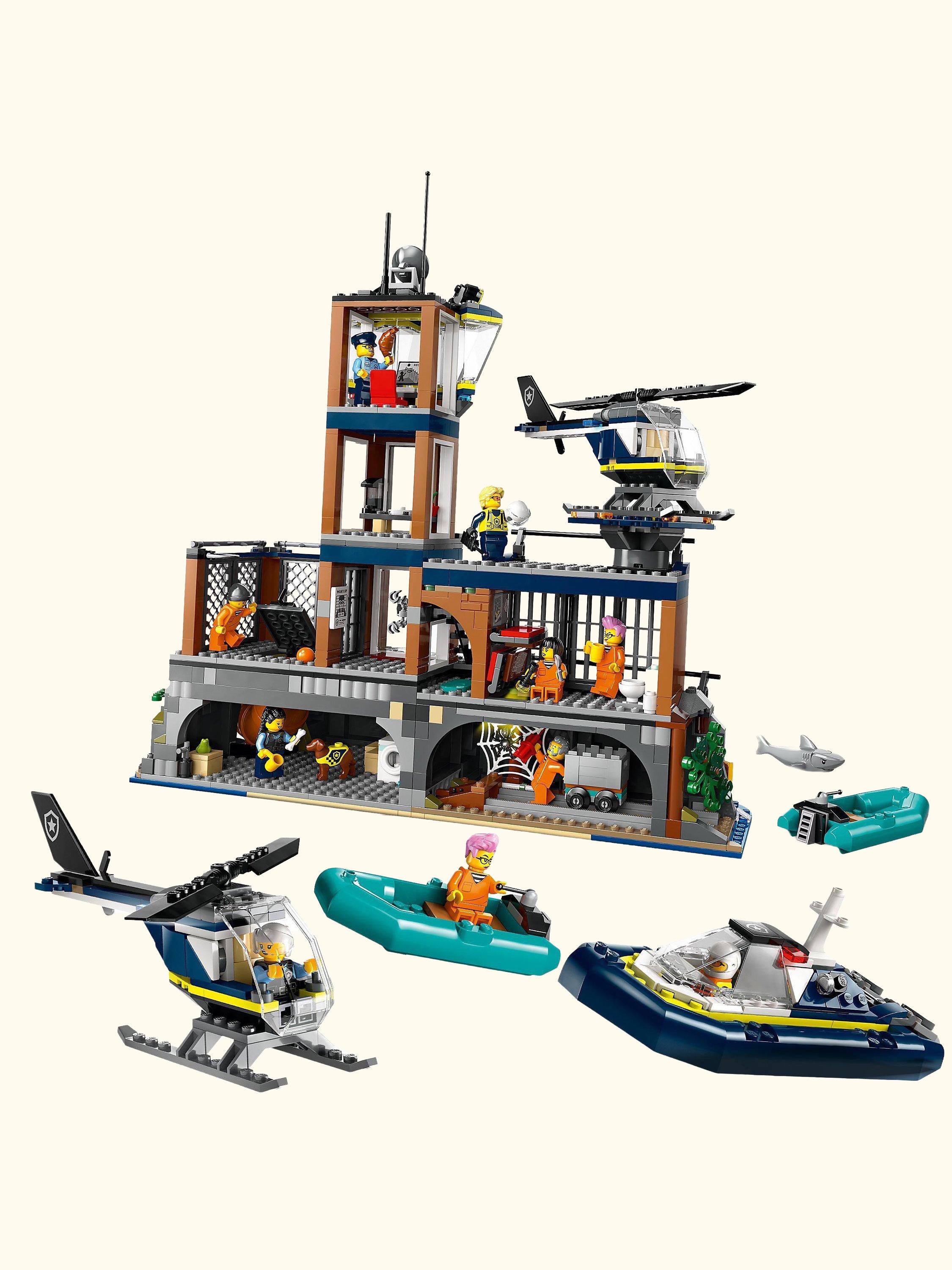 City Police Prison Island with Helicopter Toy 60419