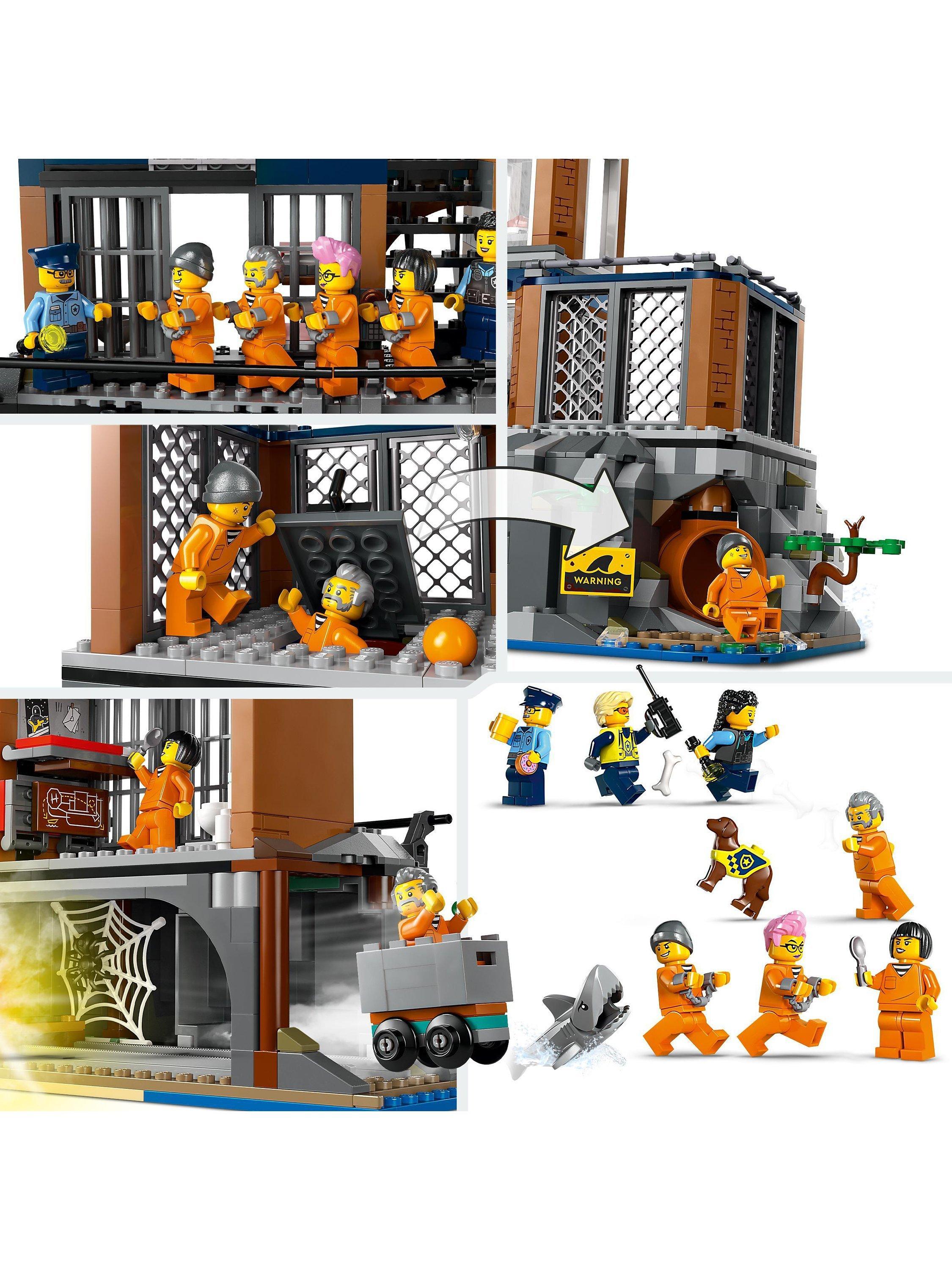 City Police Prison Island with Helicopter Toy 60419