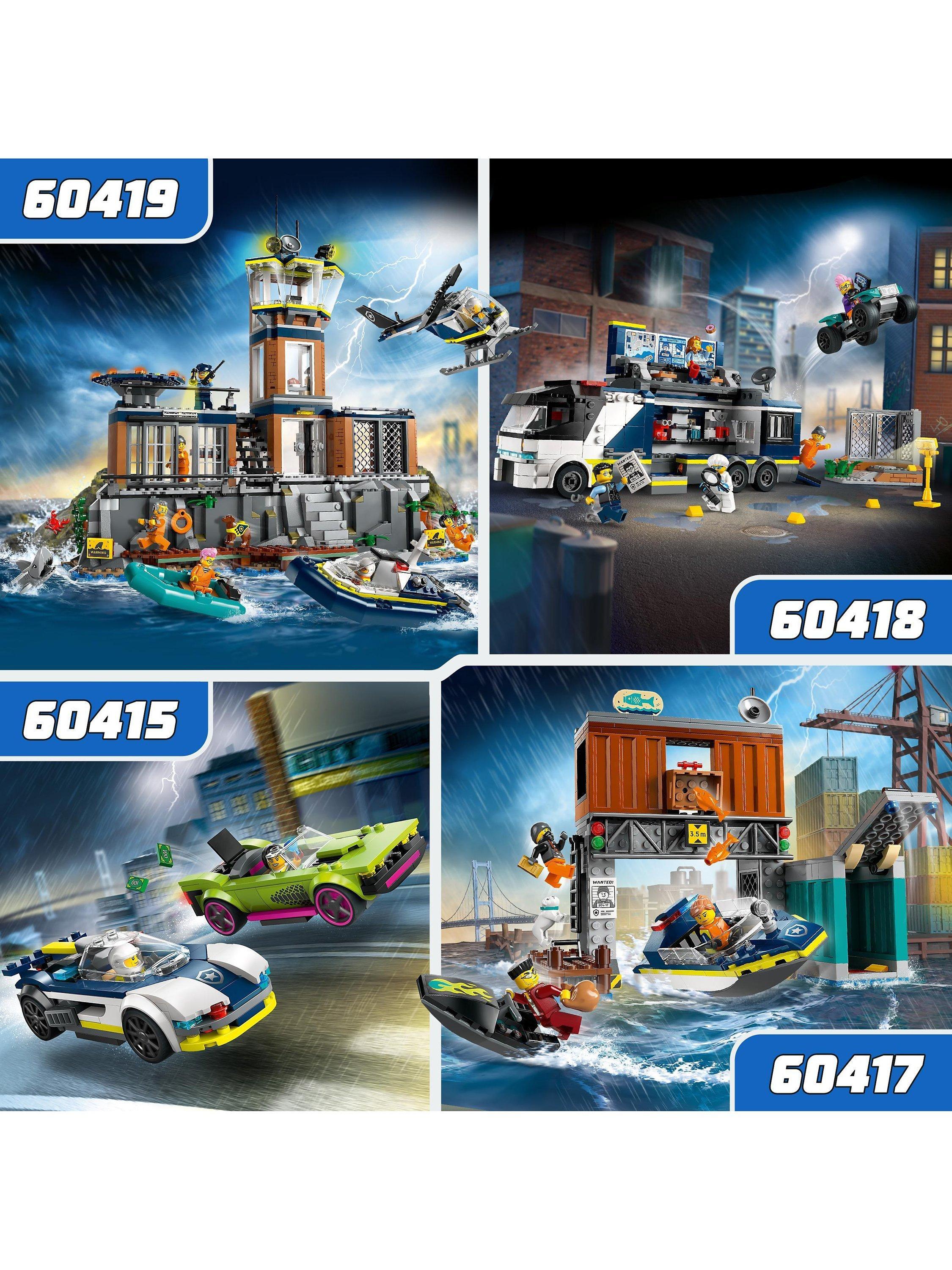 City Police Prison Island with Helicopter Toy 60419