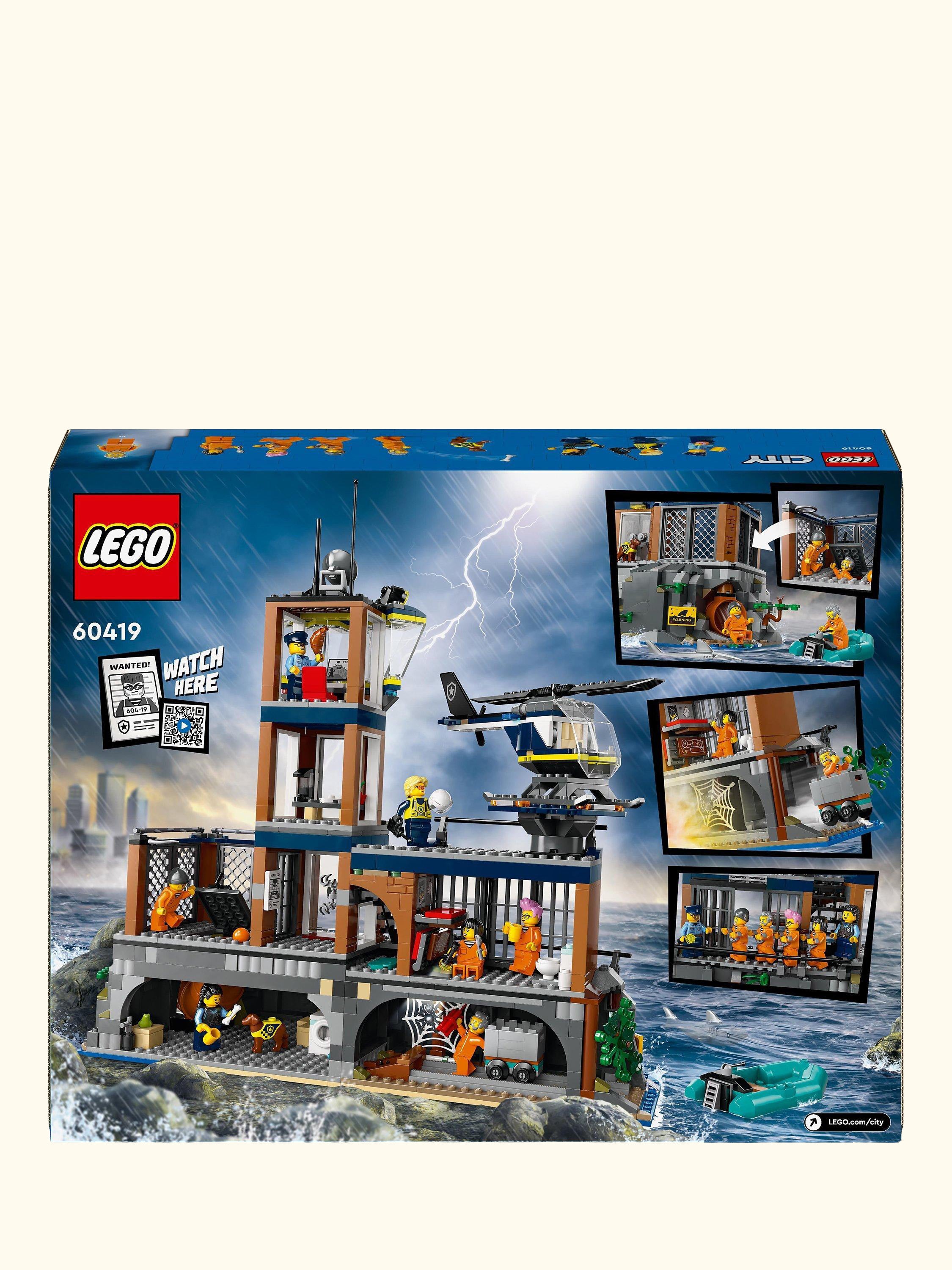 City Police Prison Island with Helicopter Toy 60419