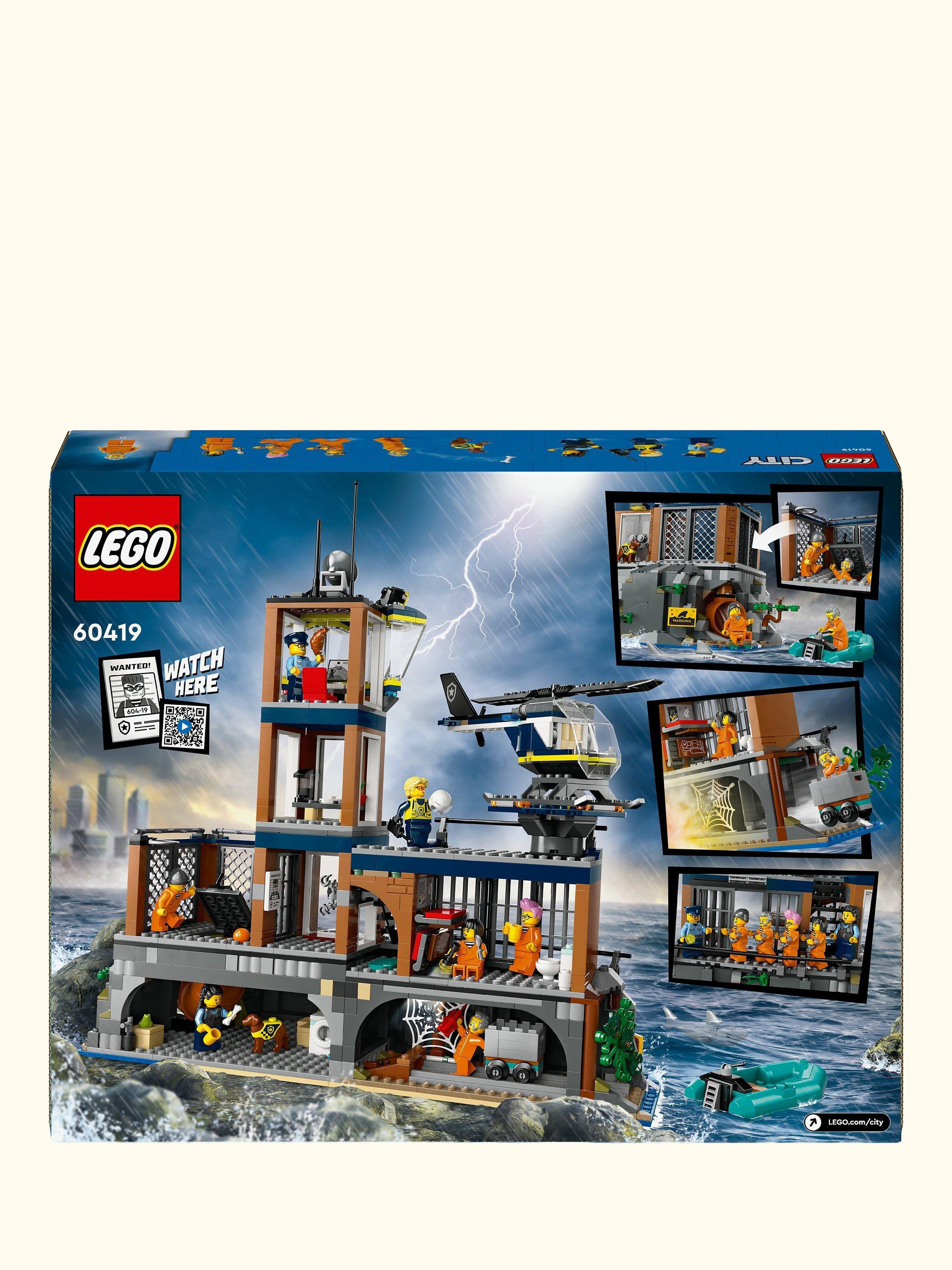 City Police Prison Island with Helicopter Toy 60419