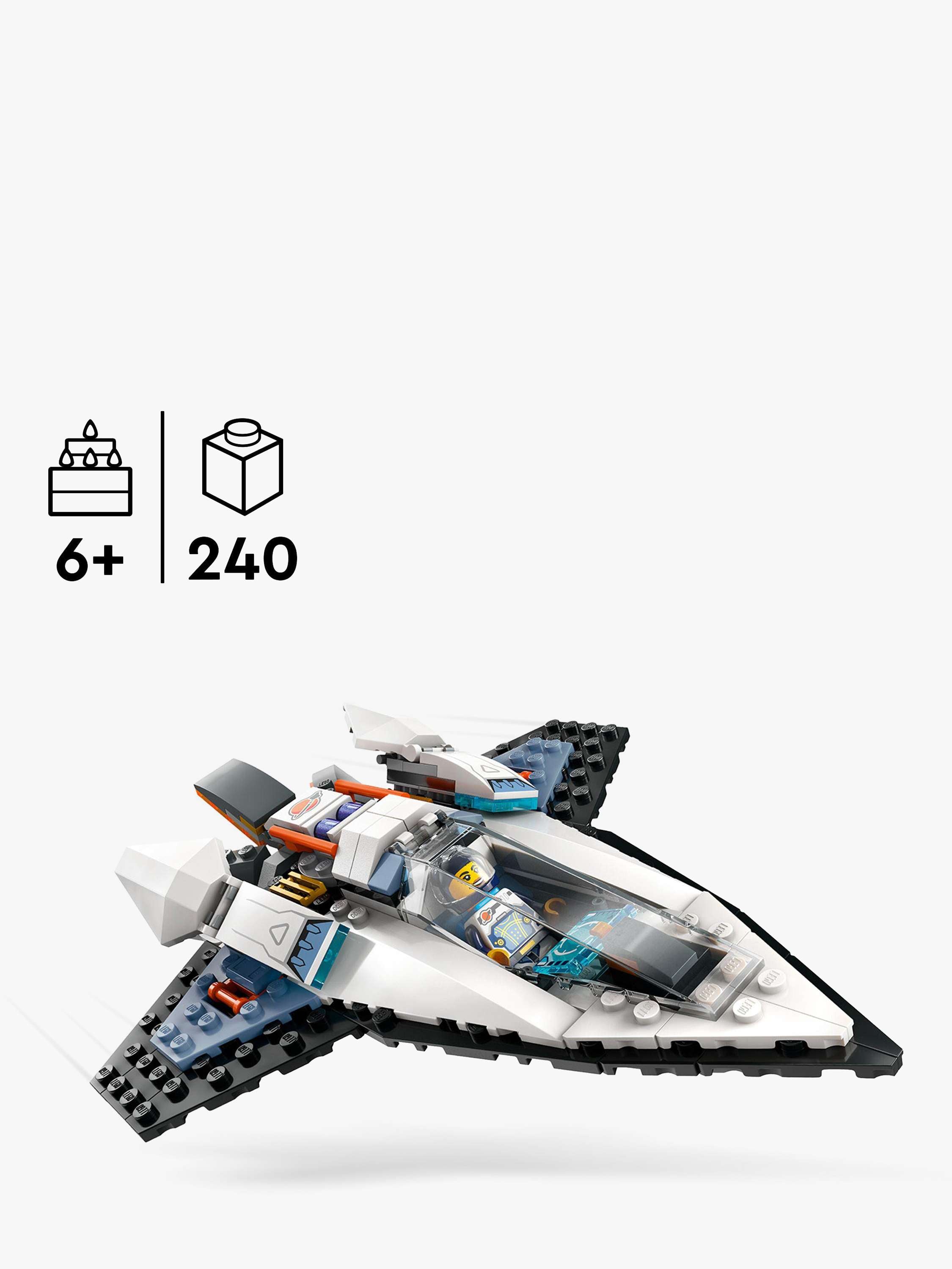 City Interstellar Spaceship Outer Space Toy Set 60430