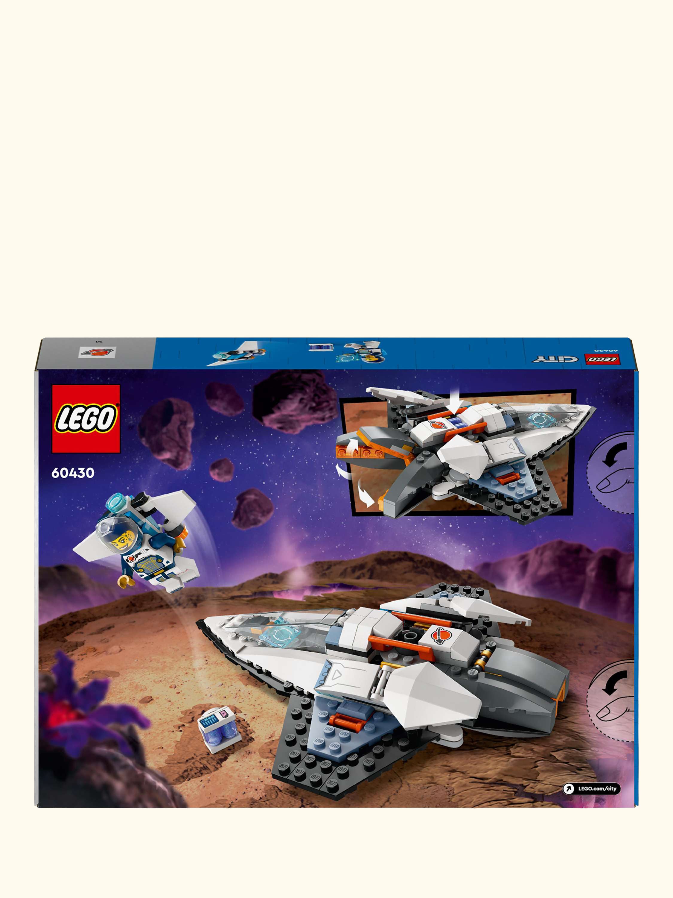 City Interstellar Spaceship Outer Space Toy Set 60430