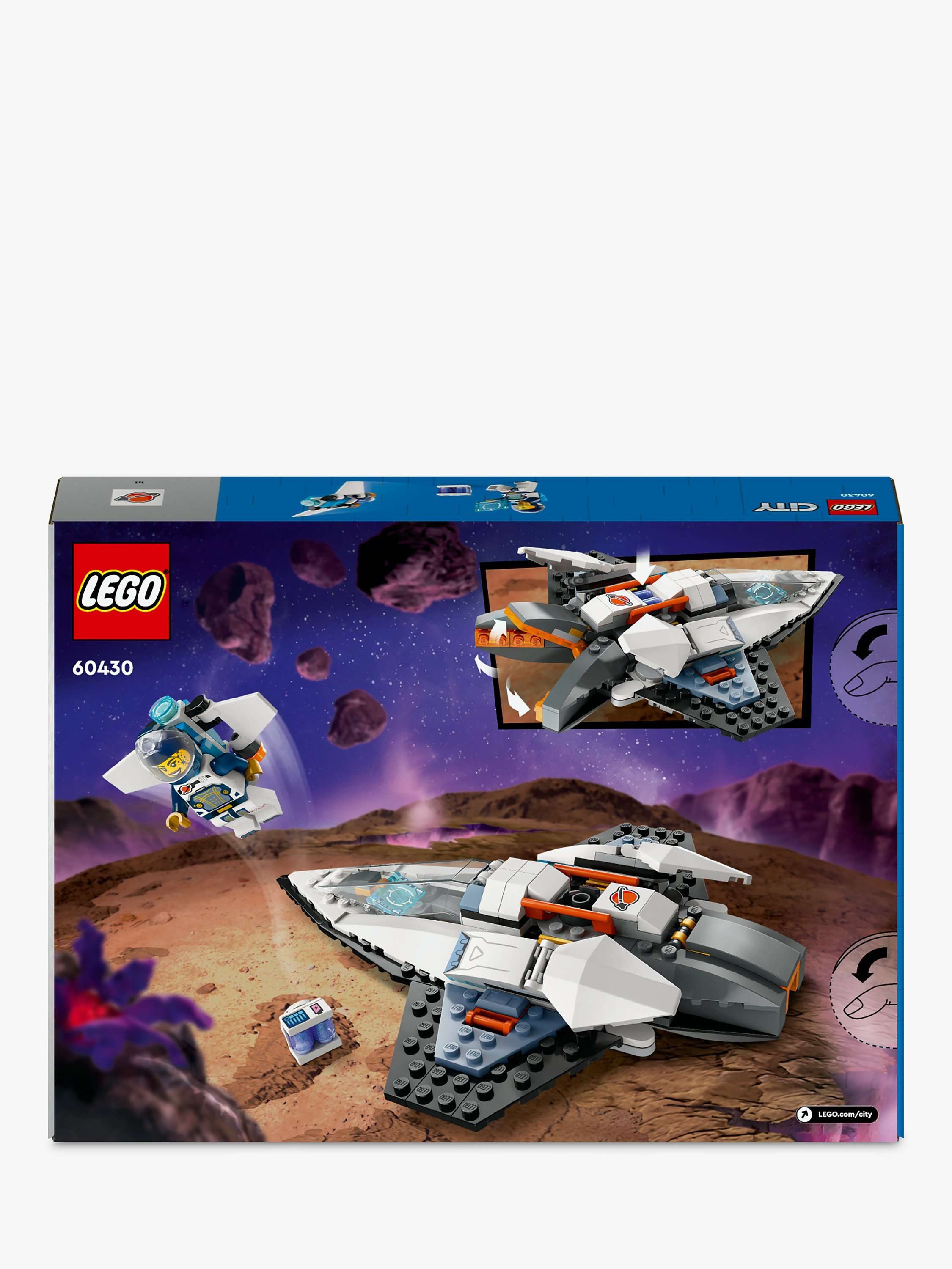 City Interstellar Spaceship Outer Space Toy Set 60430