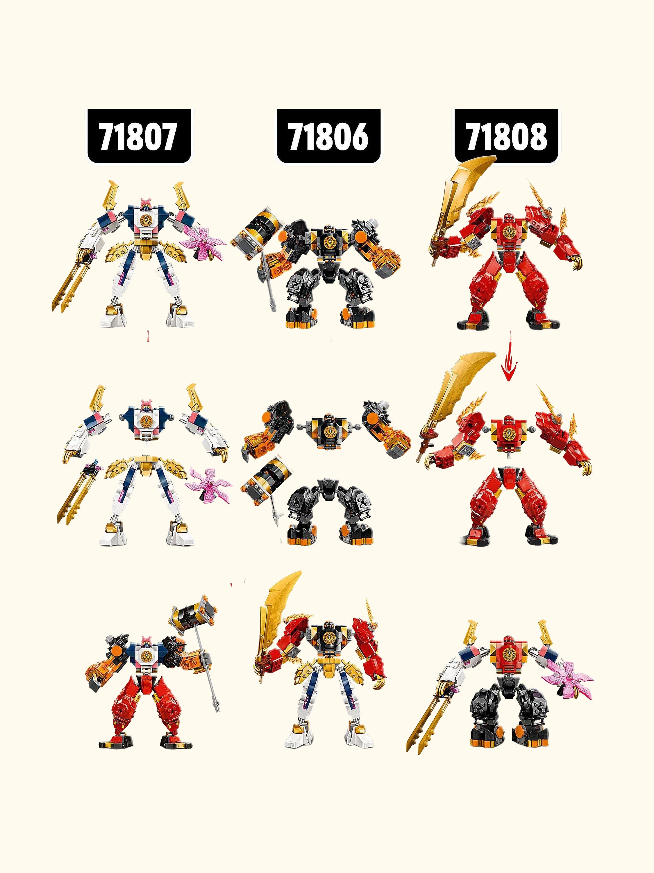 NINJAGO Sora’s Elemental Tech Mech Action Figure 71807