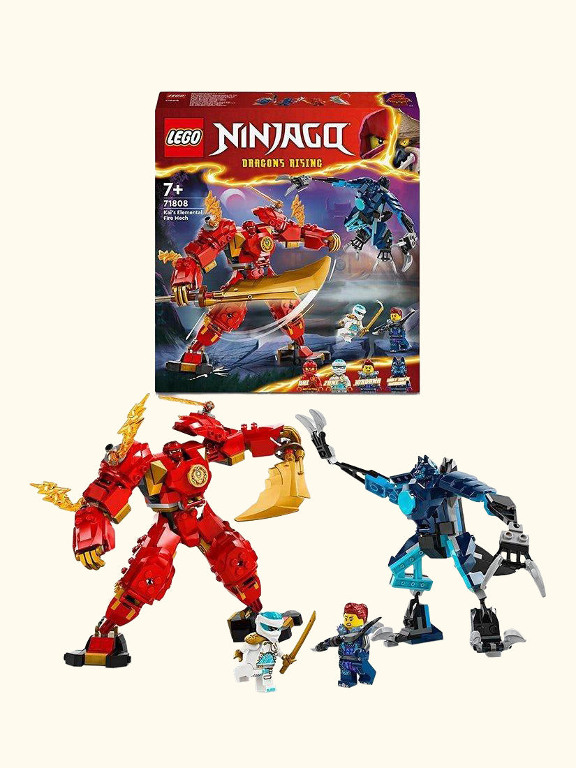 NINJAGO Kai’s Elemental Fire Mech Ninja Toy Set 71808