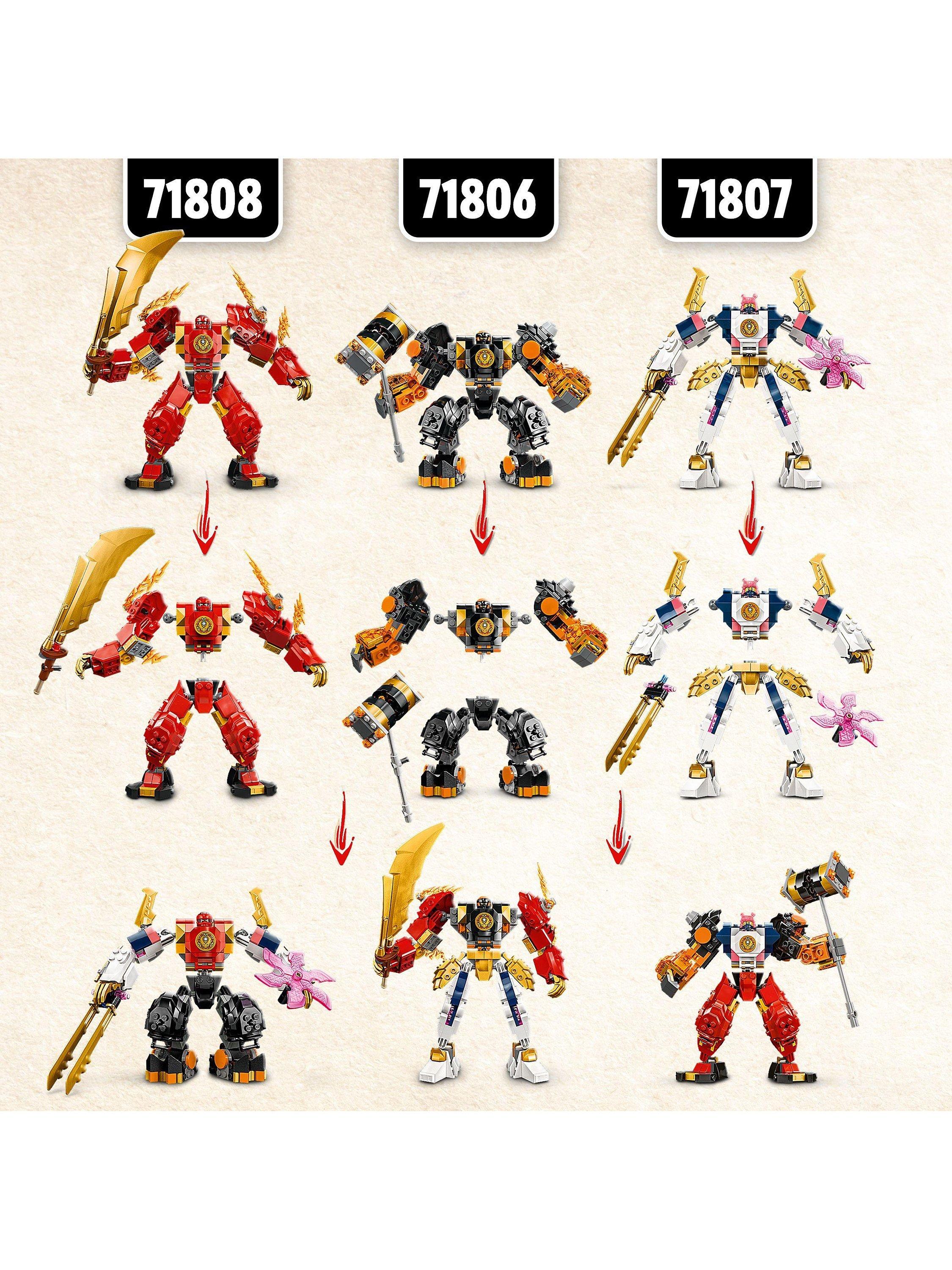 NINJAGO Kai’s Elemental Fire Mech Ninja Toy Set 71808
