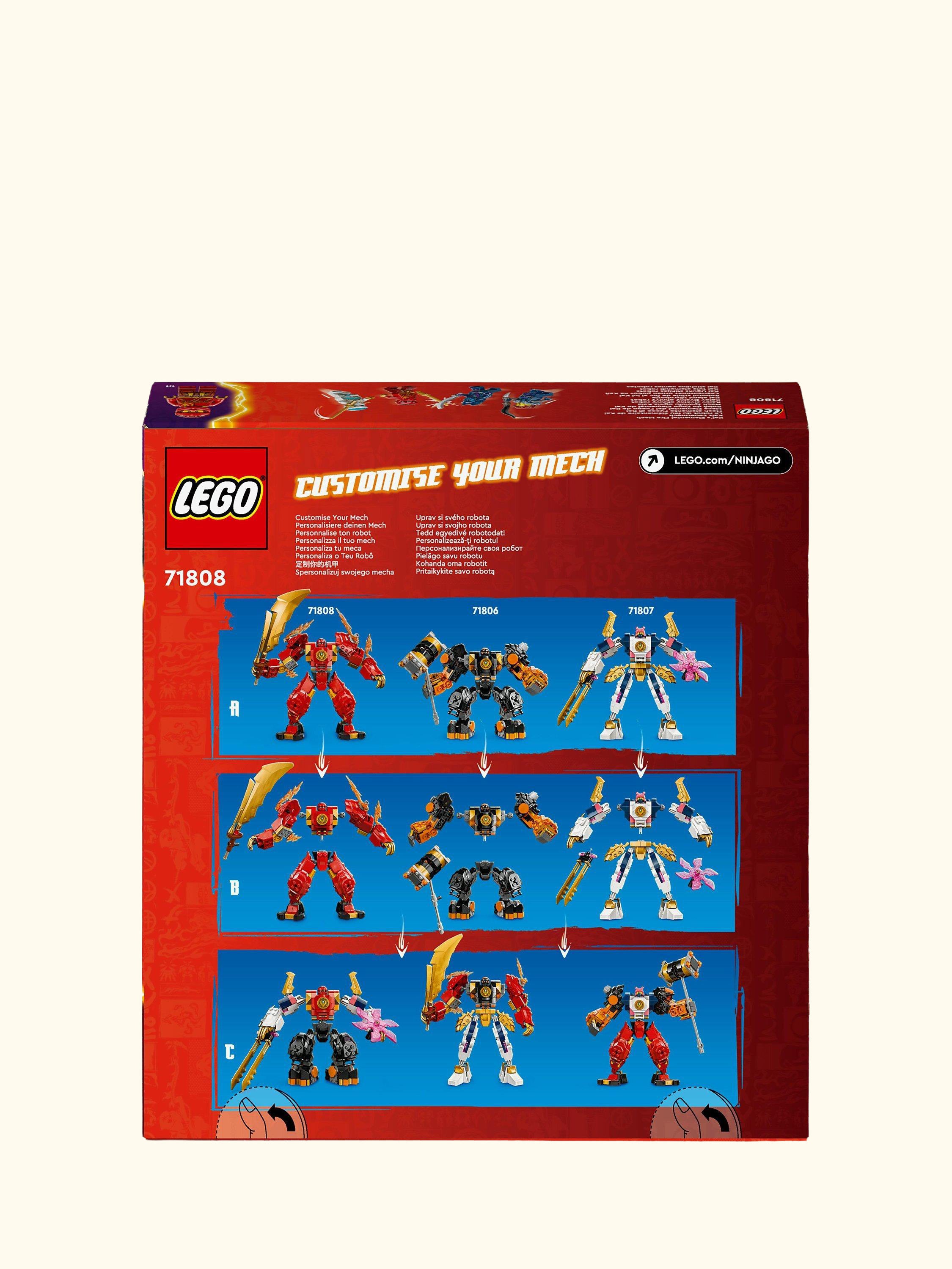 NINJAGO Kai’s Elemental Fire Mech Ninja Toy Set 71808
