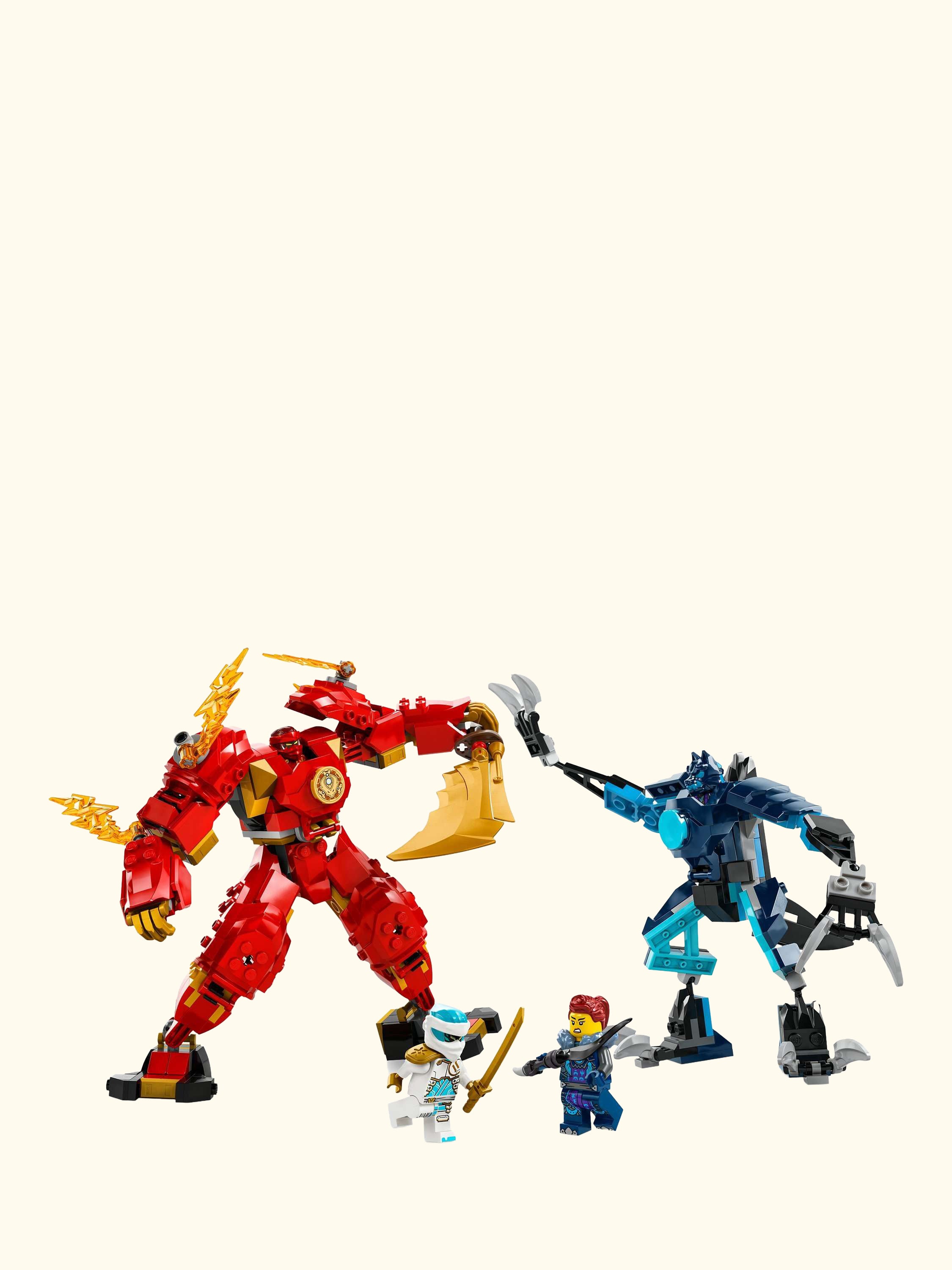 NINJAGO Kai’s Elemental Fire Mech Ninja Toy Set 71808