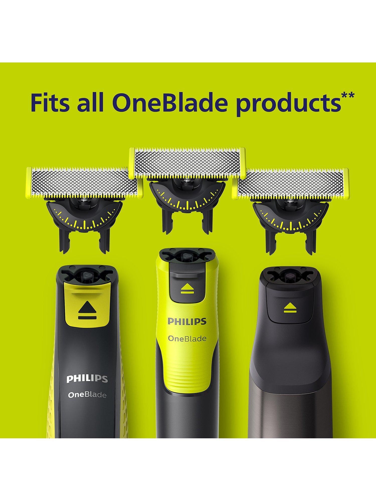 QP430/50 OneBlade 360 Replacement Blades for Face, Pack of 3, Multi