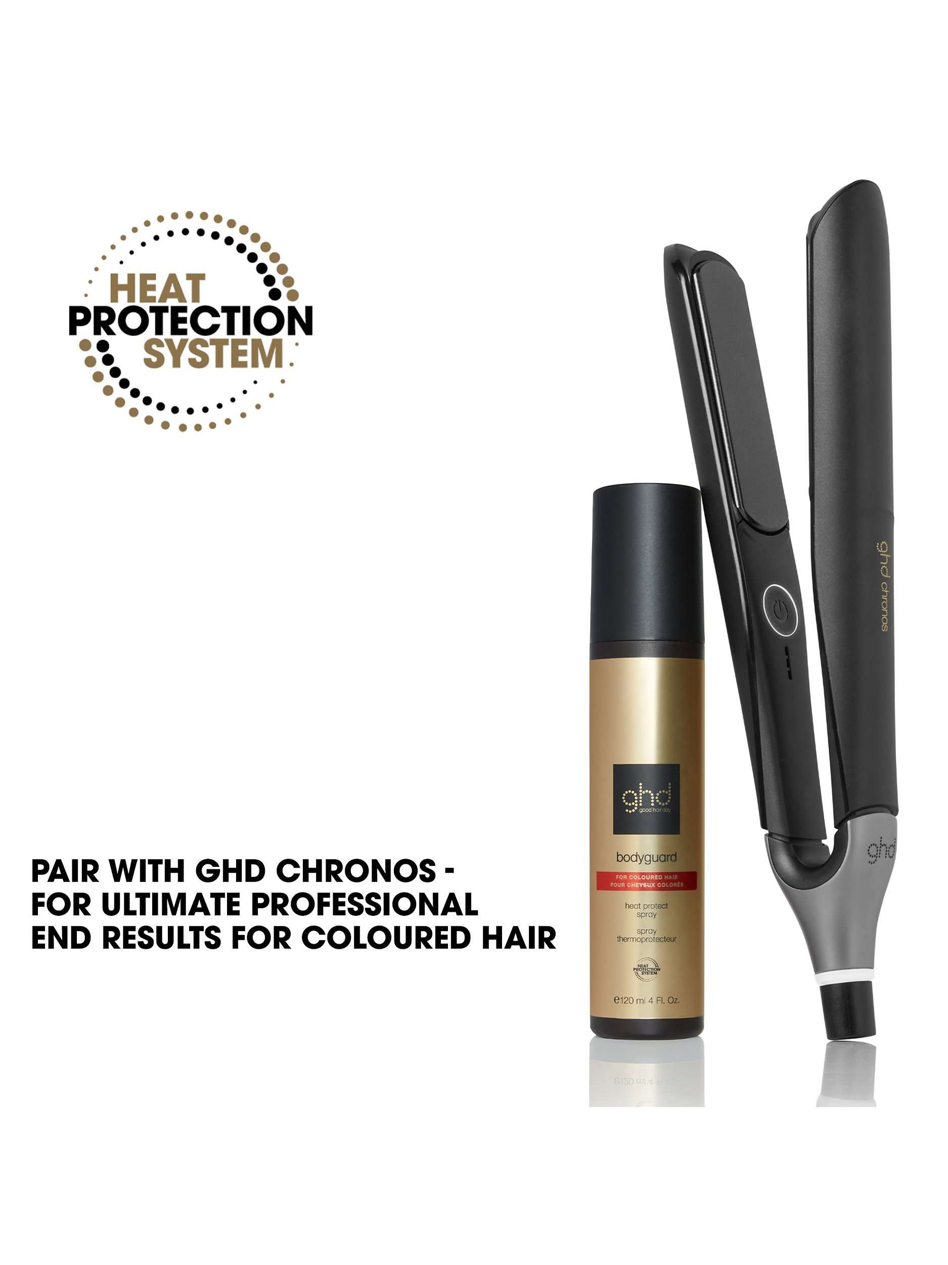 Bodyguard Heat Protect Spray For Coloured Hair, 120ml