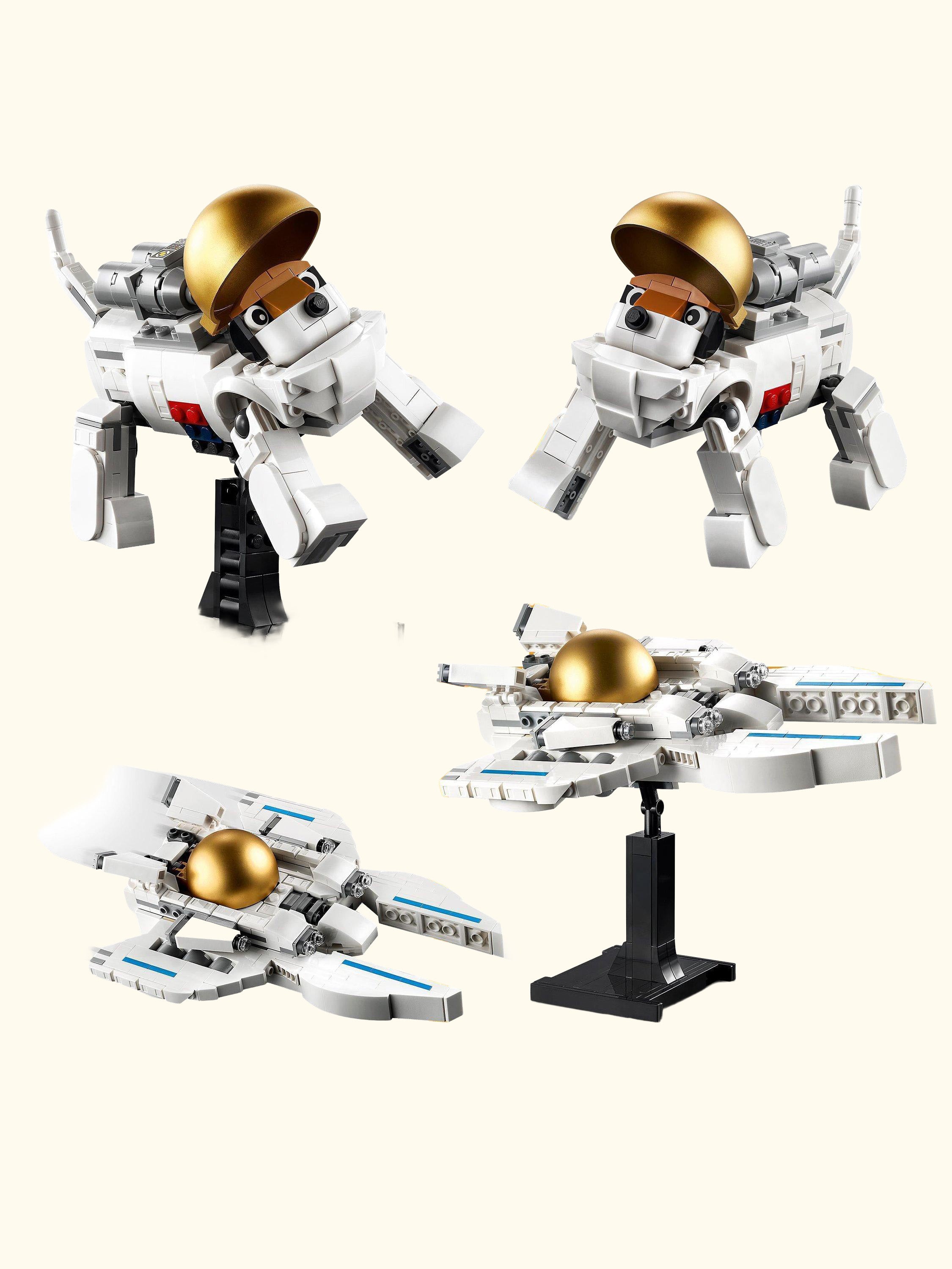 Creator 3in1 Space Astronaut Figure Toy with Dog 31152