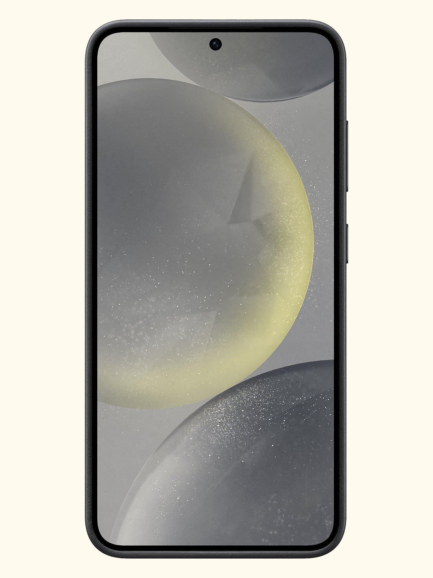 Galaxy S24 Vegan Leather Case, Black