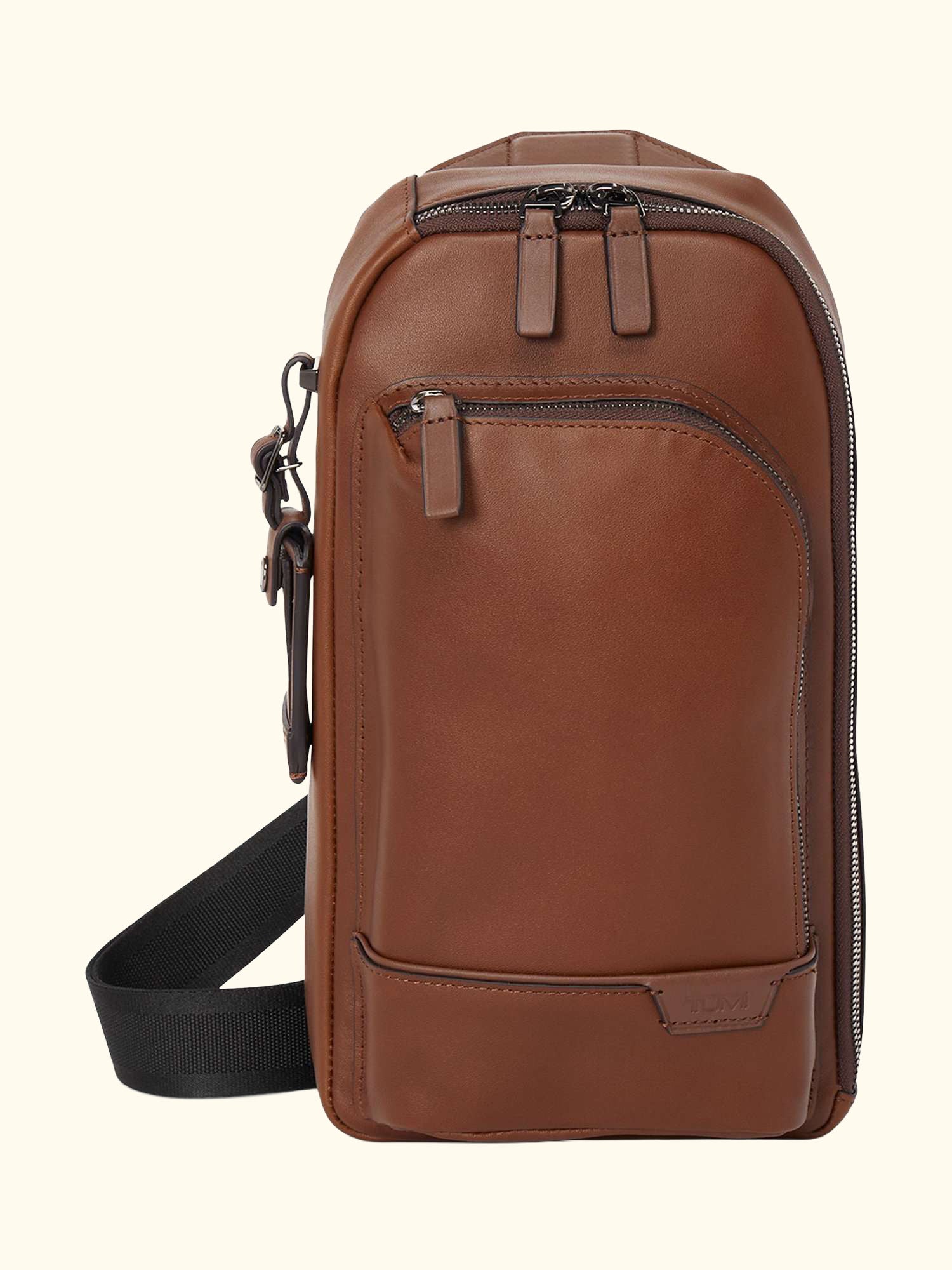 Gregory Sling Leather Bag, Cognac