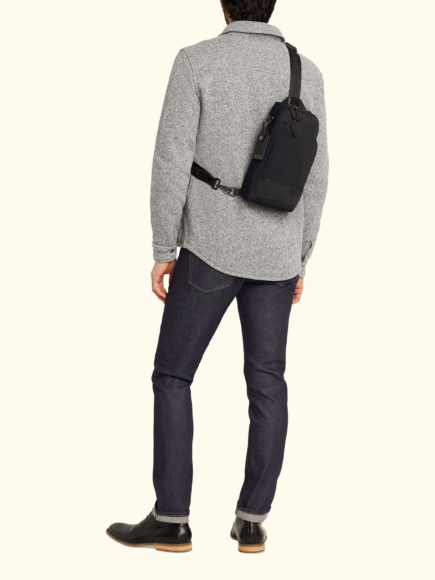 Gregory Sling Leather Bag, Cognac