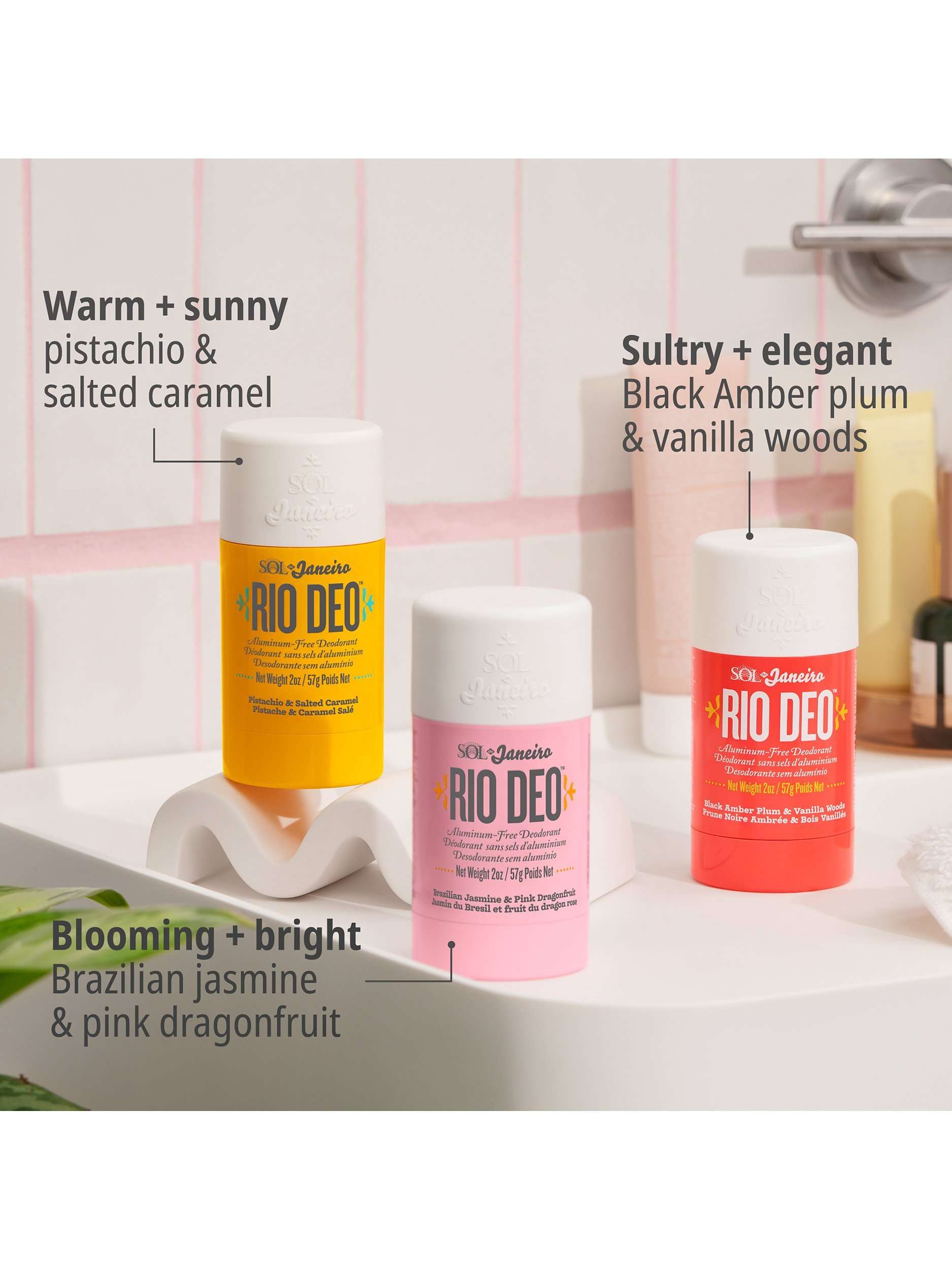 Rio Deo Aluminum-Free Deodorant Cheirosa 68, 57g