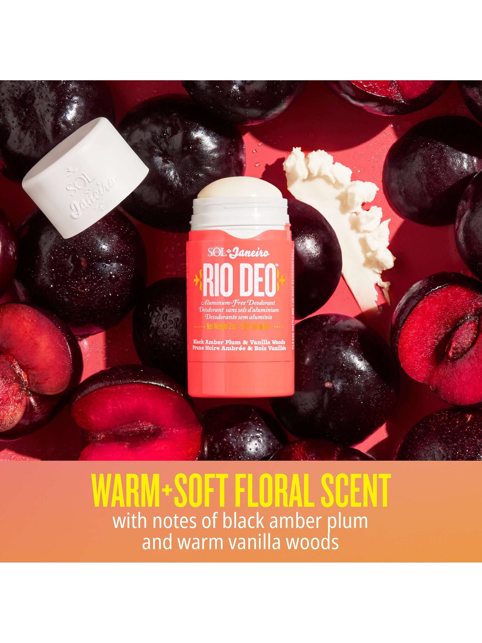 Rio Deo Aluminum-Free Deodorant Cheirosa 40, 57g