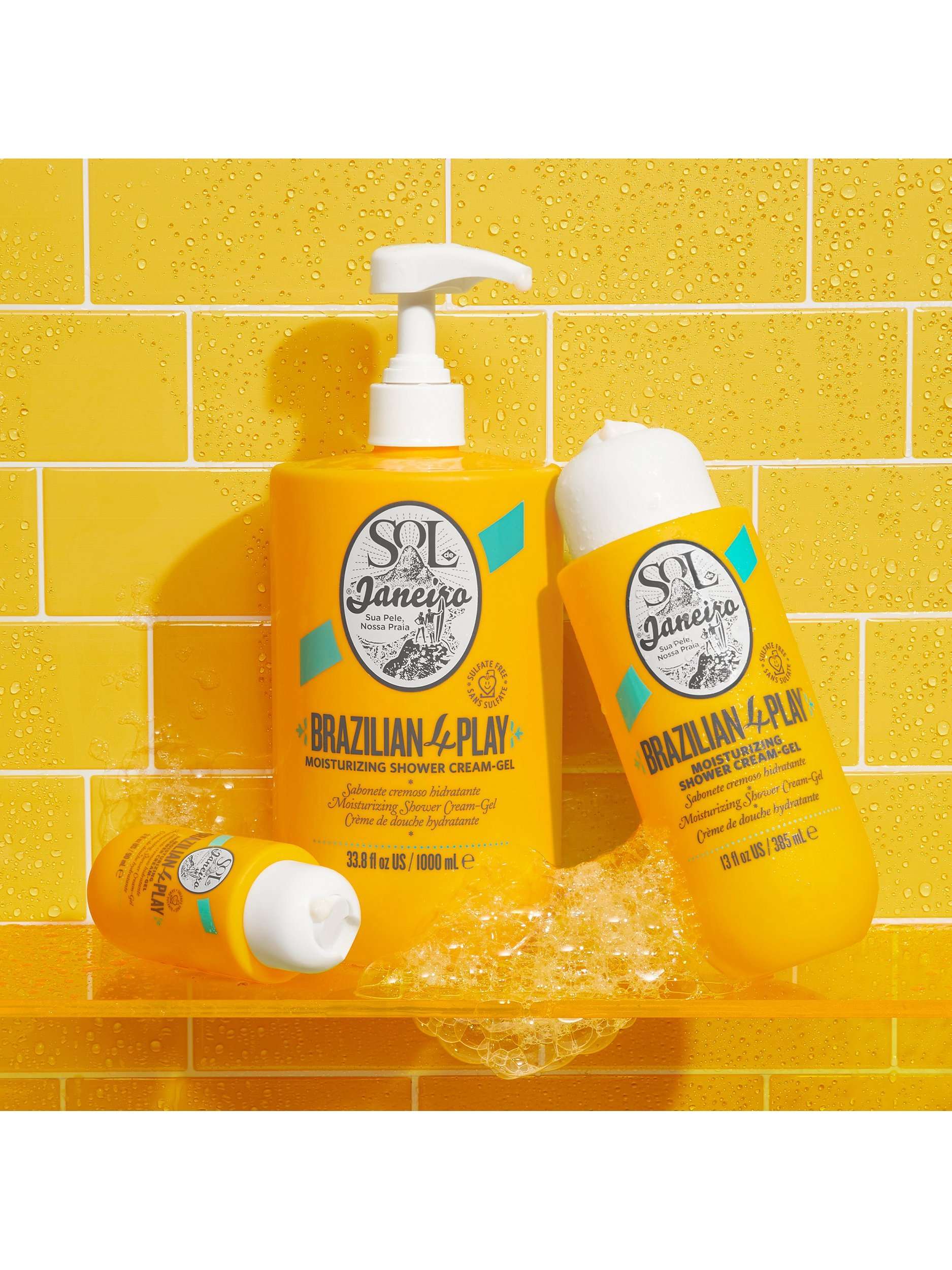 Brazilian 4 Play Moisturising Shower Cream-Gel