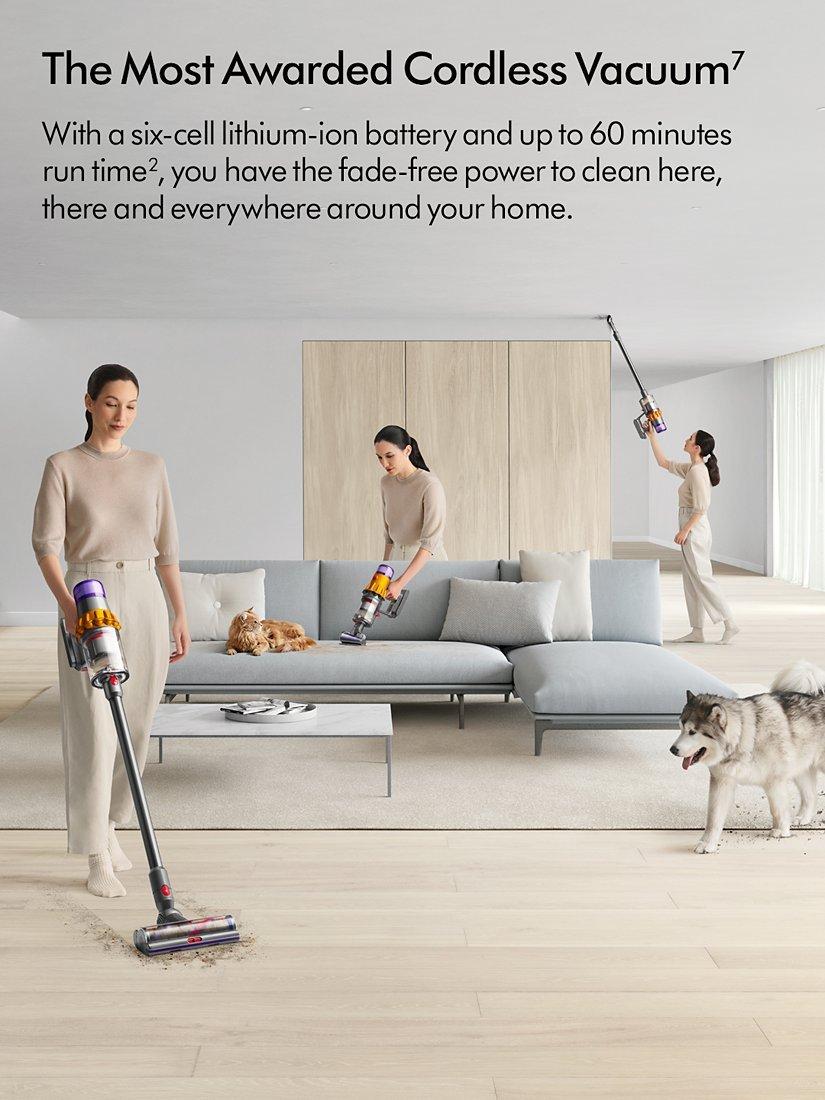 V15 Detect Absolute Cordless Vacuum Cleaner, Yellow/Nickel