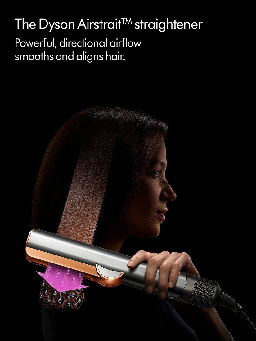 Airstrait™ Hair Straighteners, Nickel/Copper