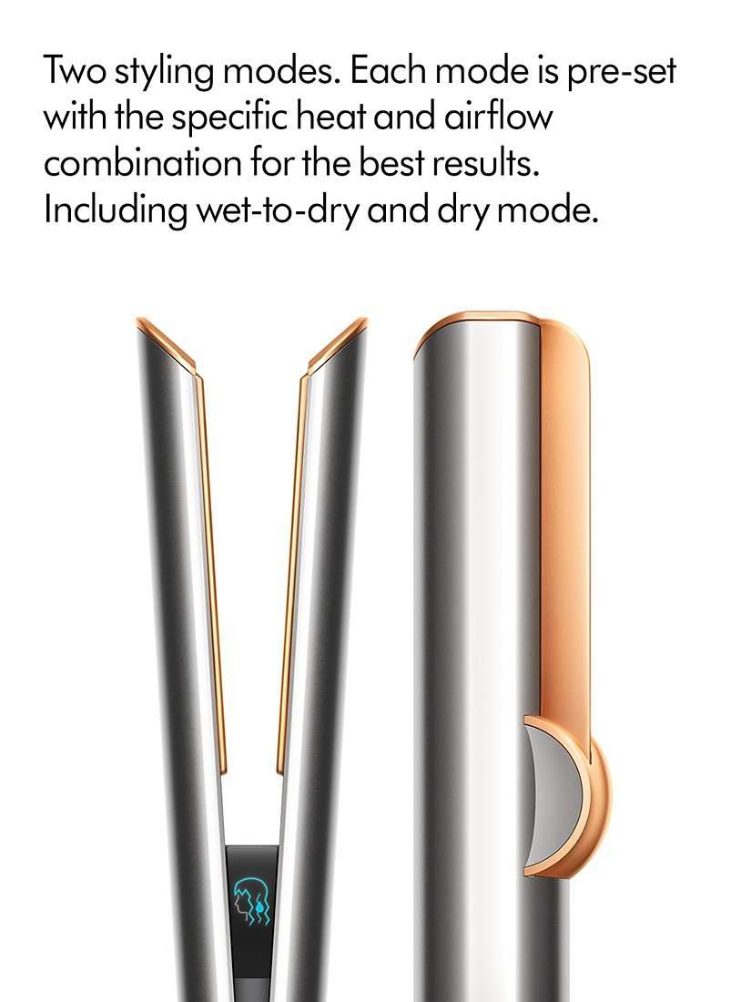 Airstrait™ Hair Straighteners, Nickel/Copper