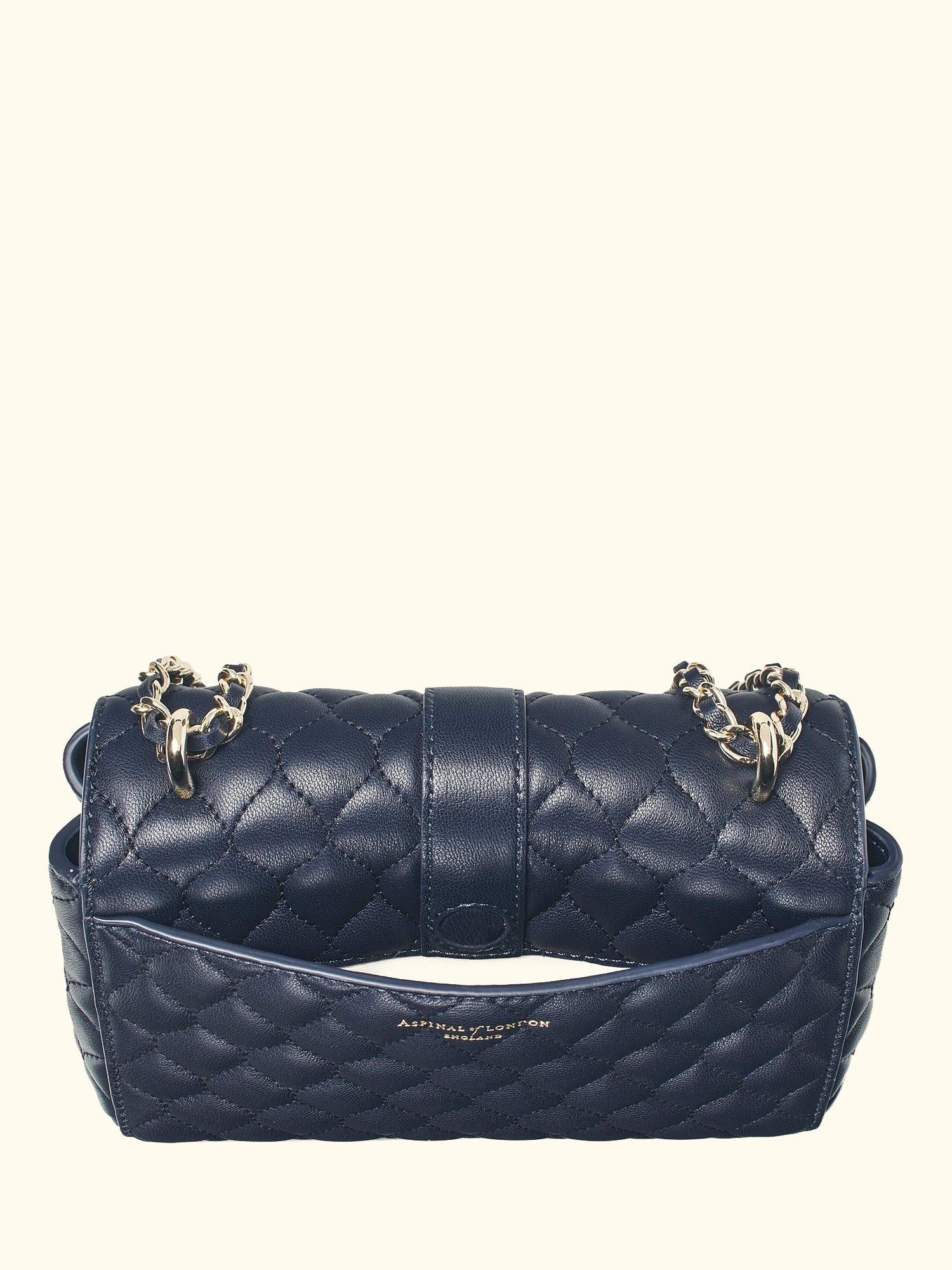 Lottie Small Smooth Quilted Leather Shoulder Bag