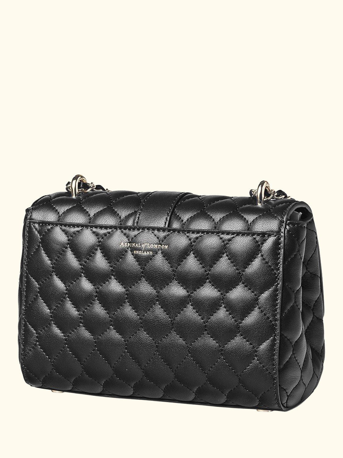 Lottie Small Smooth Quilted Leather Shoulder Bag