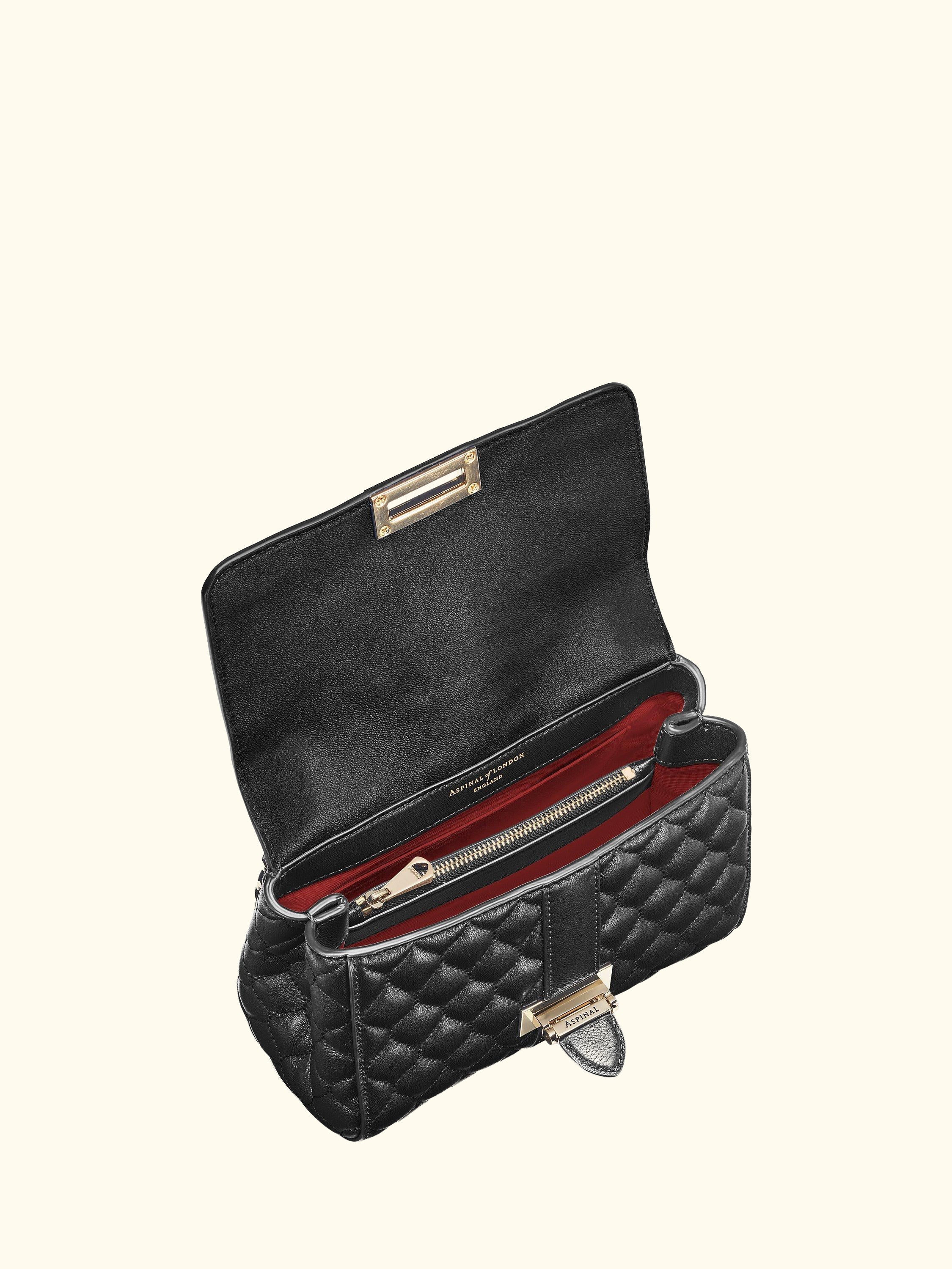 Lottie Small Smooth Quilted Leather Shoulder Bag