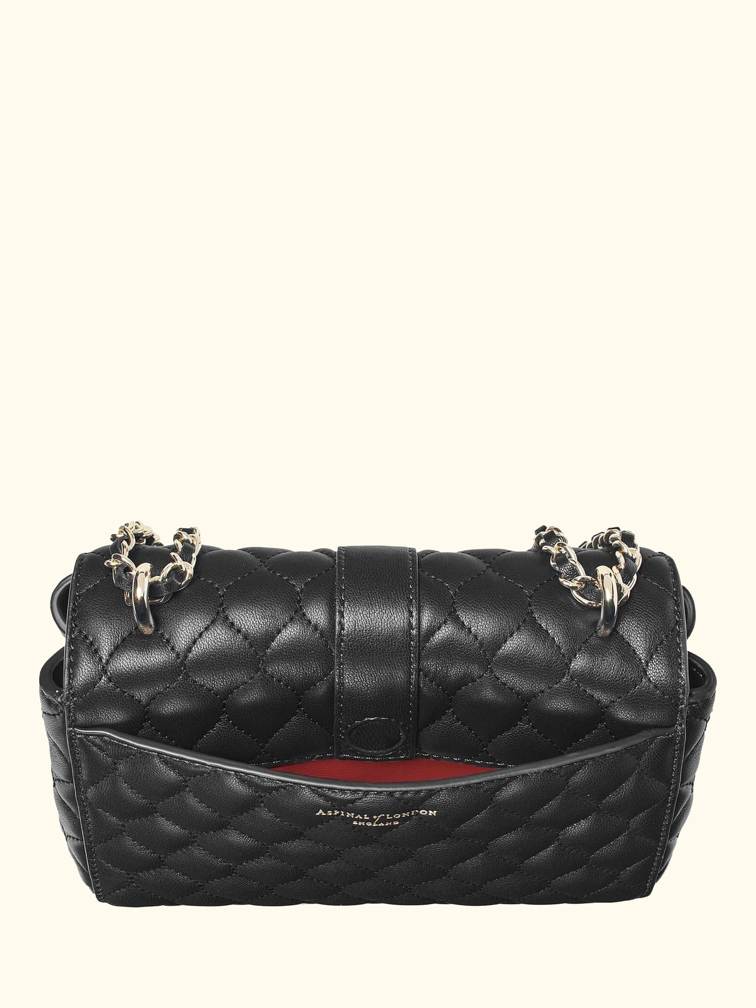 Lottie Small Smooth Quilted Leather Shoulder Bag