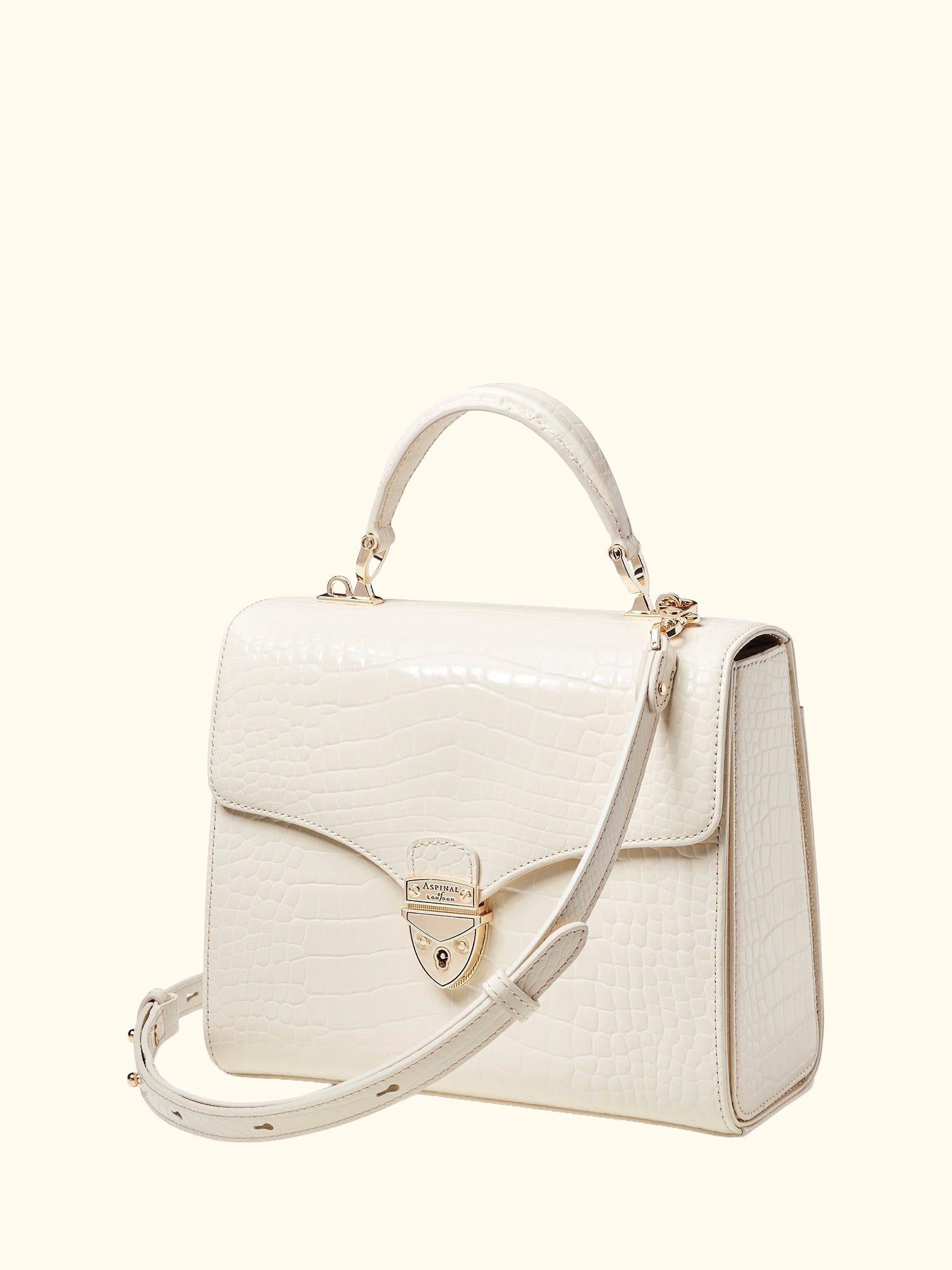 Mayfair Croc Effect Leather Cross Body Bag