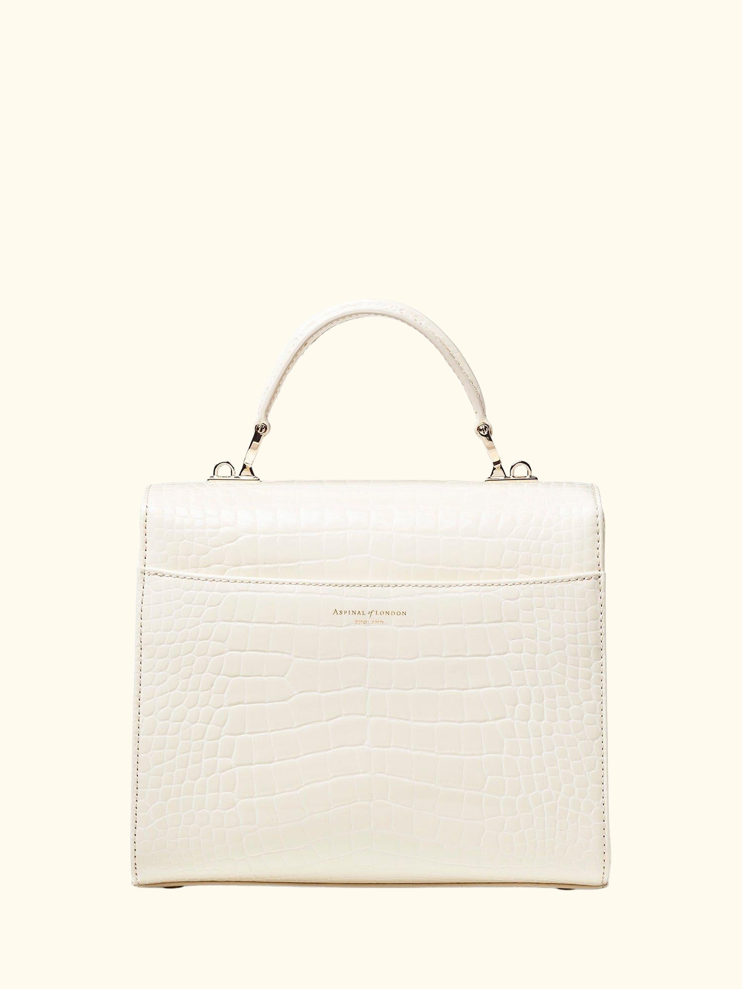 Mayfair Croc Effect Leather Cross Body Bag
