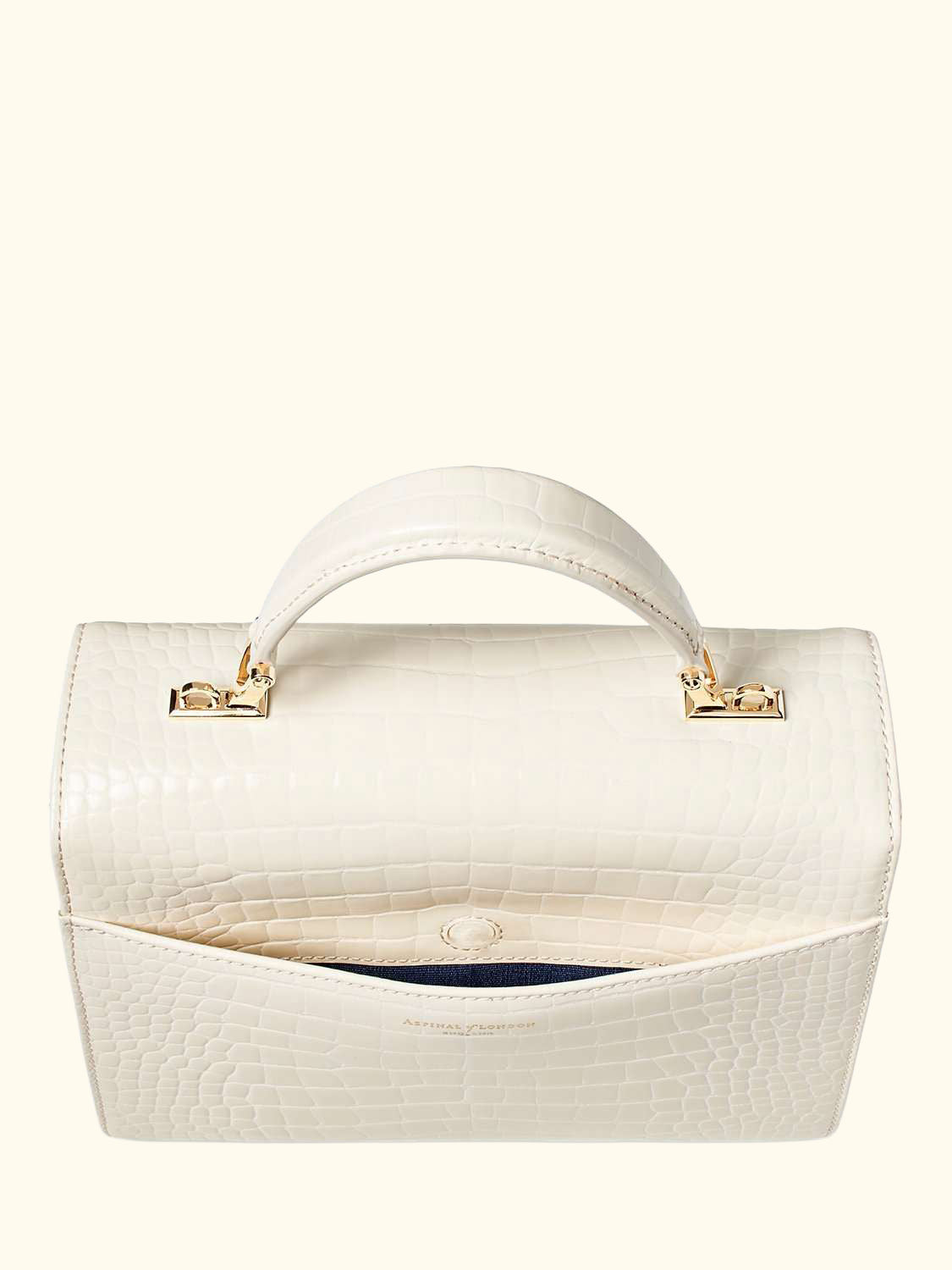 Mayfair Croc Effect Leather Cross Body Bag